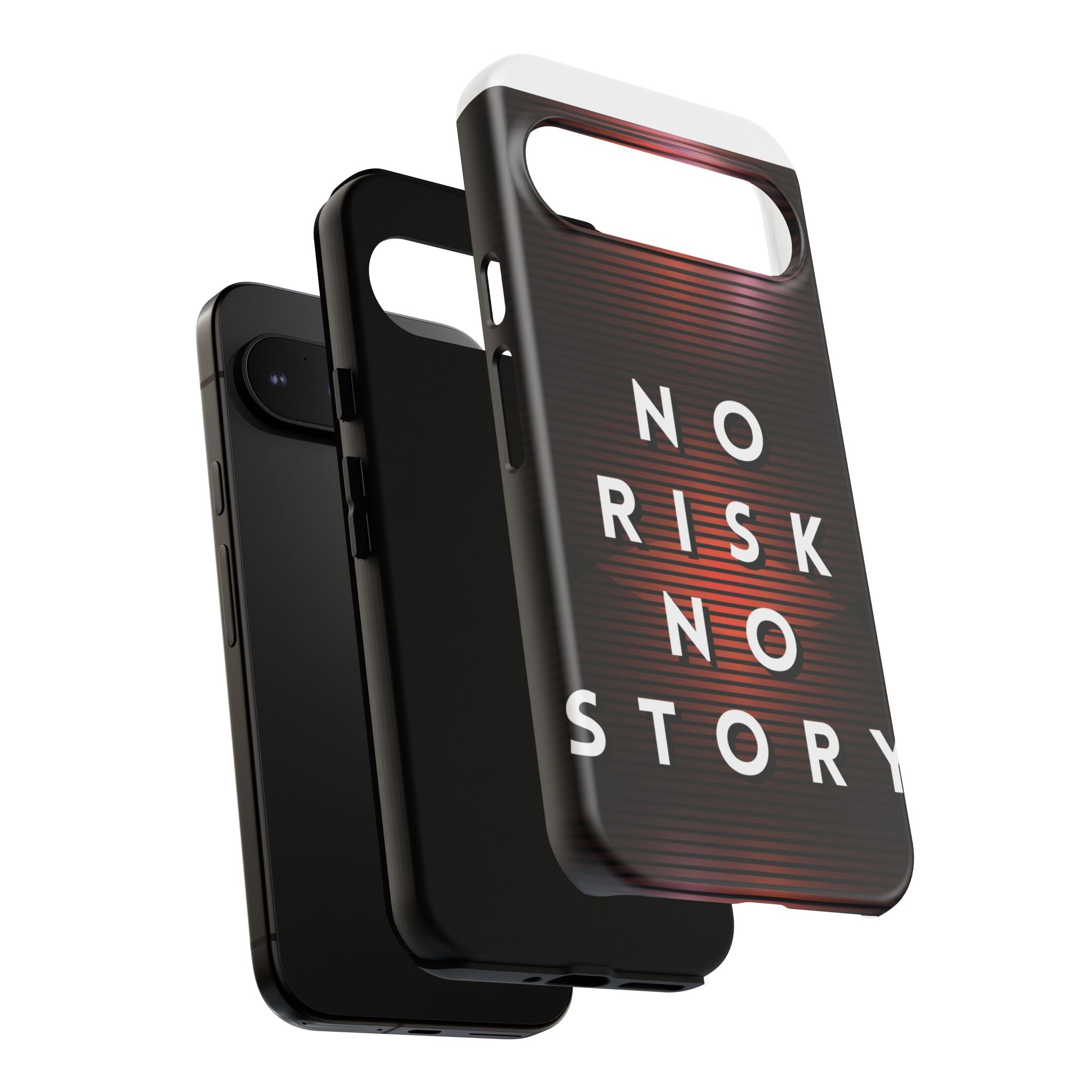 Phone Case — "No Risk No Story" Motivational Protective Case