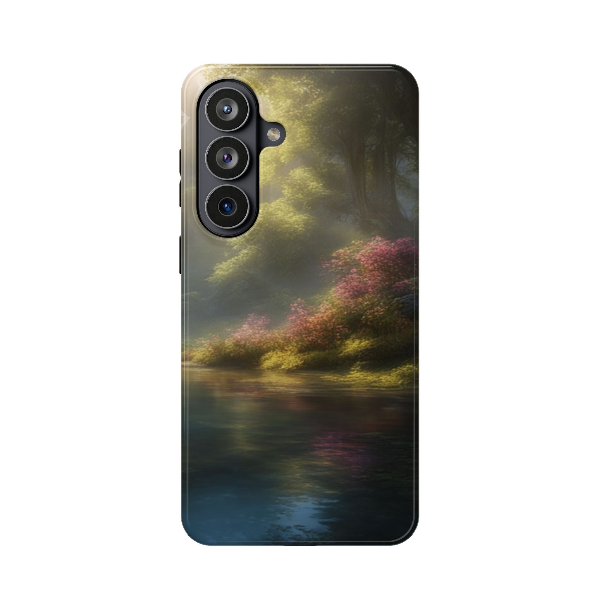 Phone Case — Serene Lakeside Landscape Impact-Resistant Case