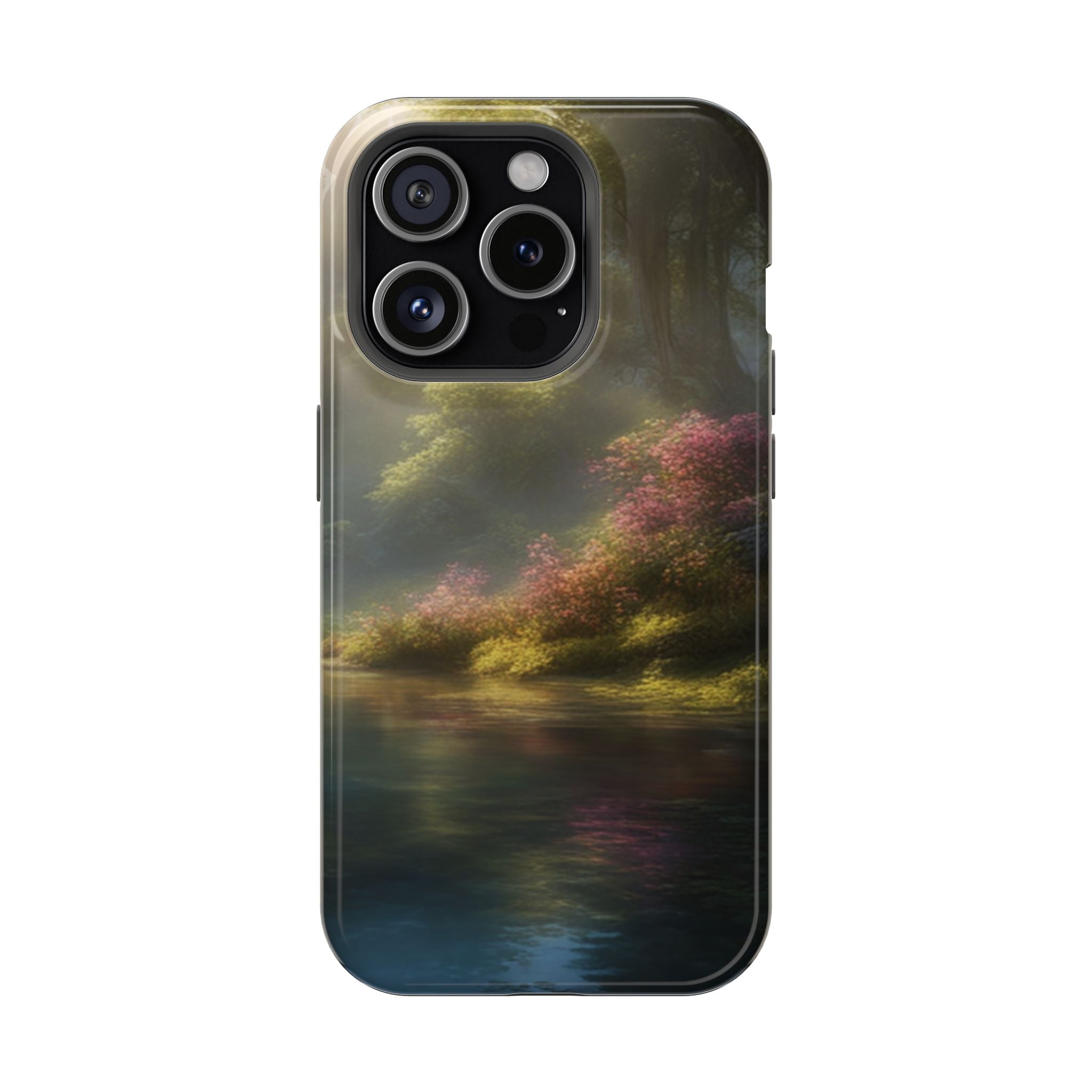 Phone Case — Serene Lakeside Landscape Impact-Resistant Case