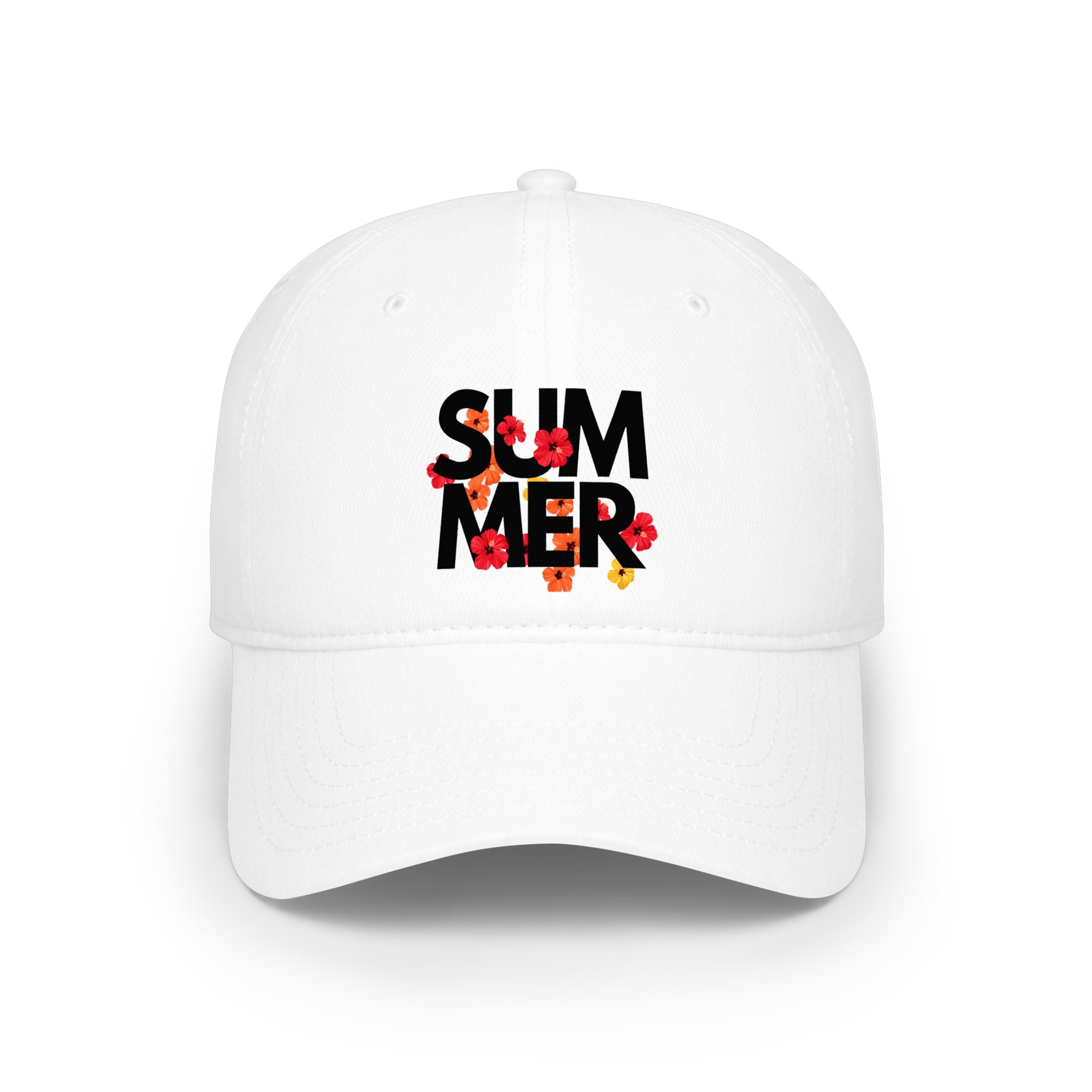 Unisex Summer Floral Low Profile Baseball Cap