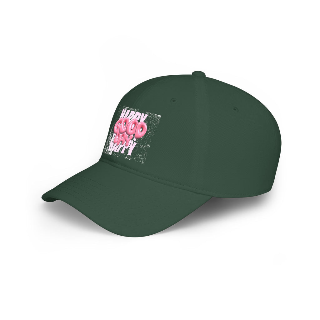 Unisex Happy Good Day Pink Bubble Graphic Baseball Cap