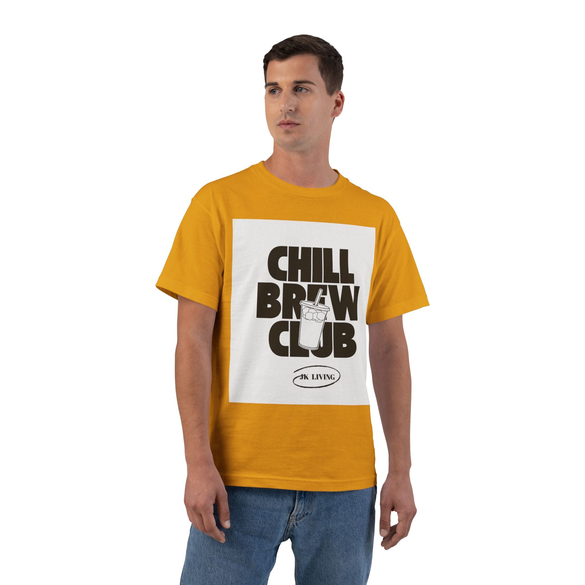 Chill Brew Club T-Shirt — Casual Coffee Lover Graphic Tee