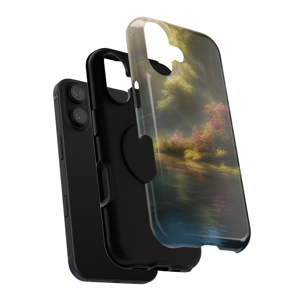 Phone Case — Serene Lakeside Landscape Impact-Resistant Case