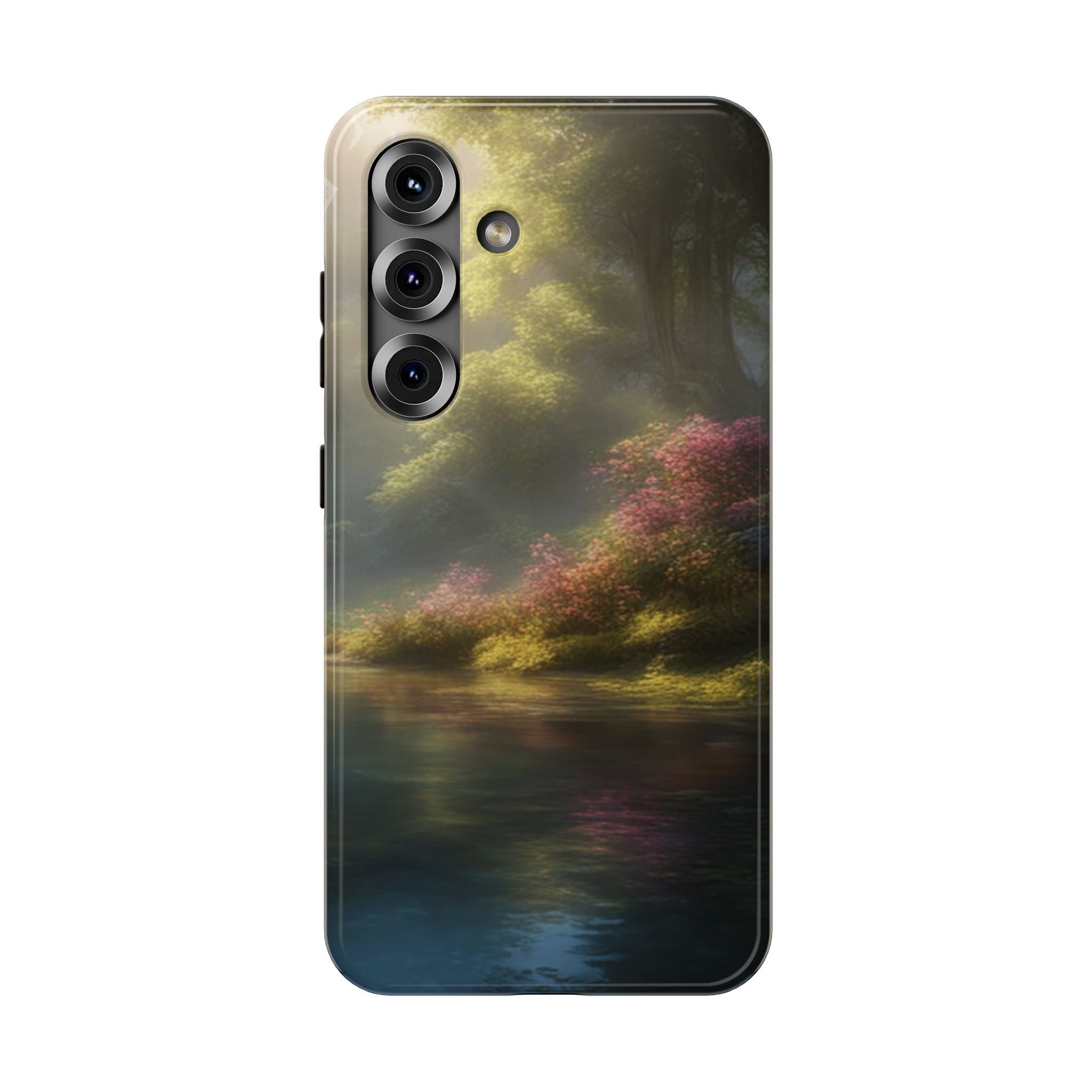 Phone Case — Serene Lakeside Landscape Impact-Resistant Case