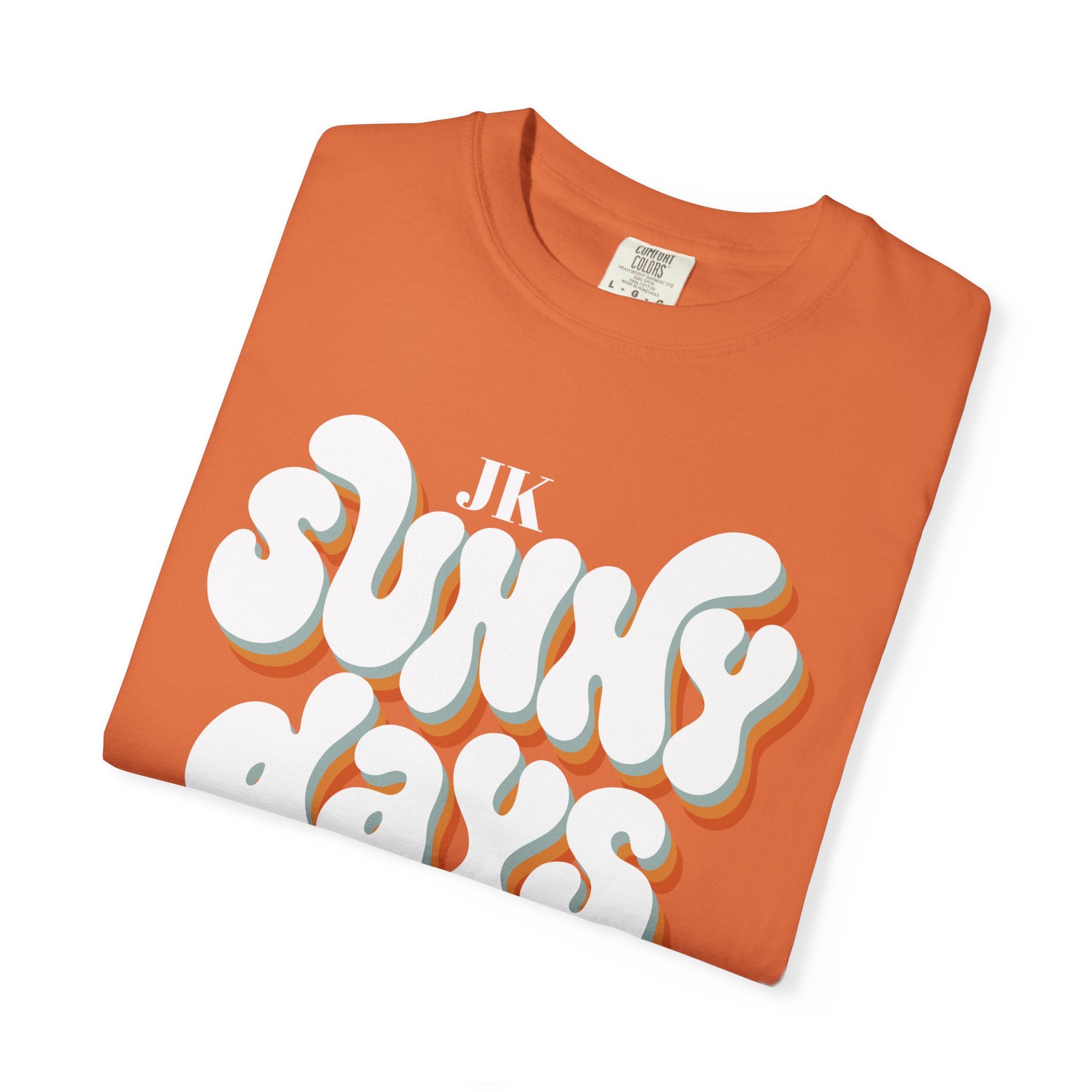 Unisex Sunny Days Ahead T-Shirt | Retro Bubble Letter Design