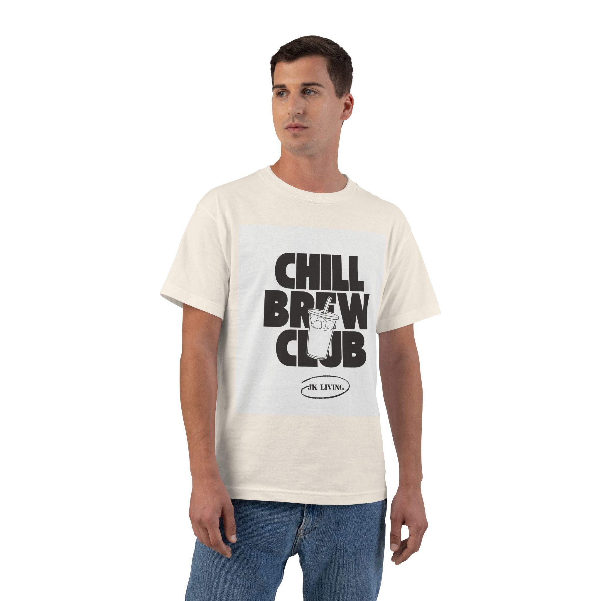 Chill Brew Club T-Shirt — Casual Coffee Lover Graphic Tee