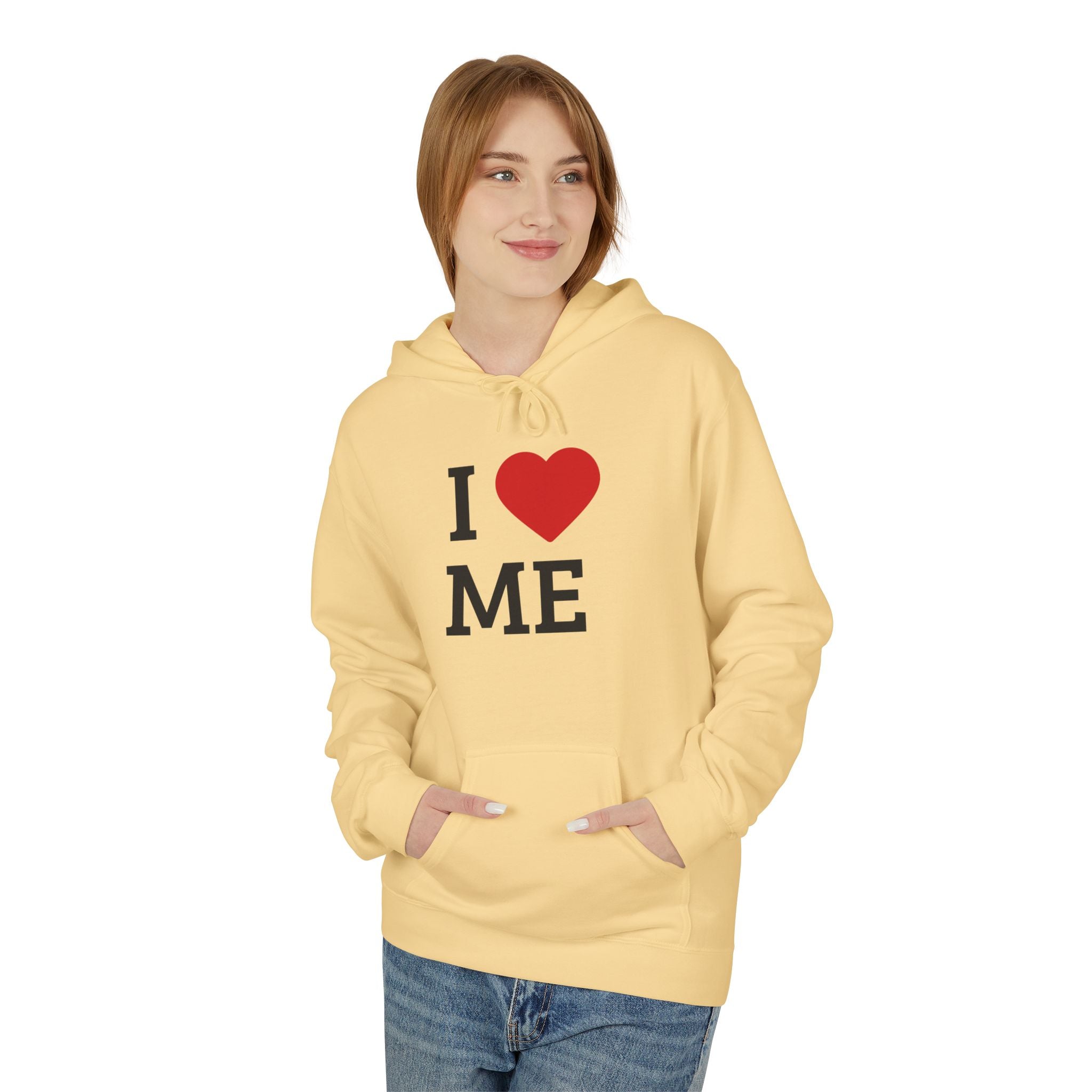Unisex I  ME Hoodie — Self-Love Graphic Pullover
