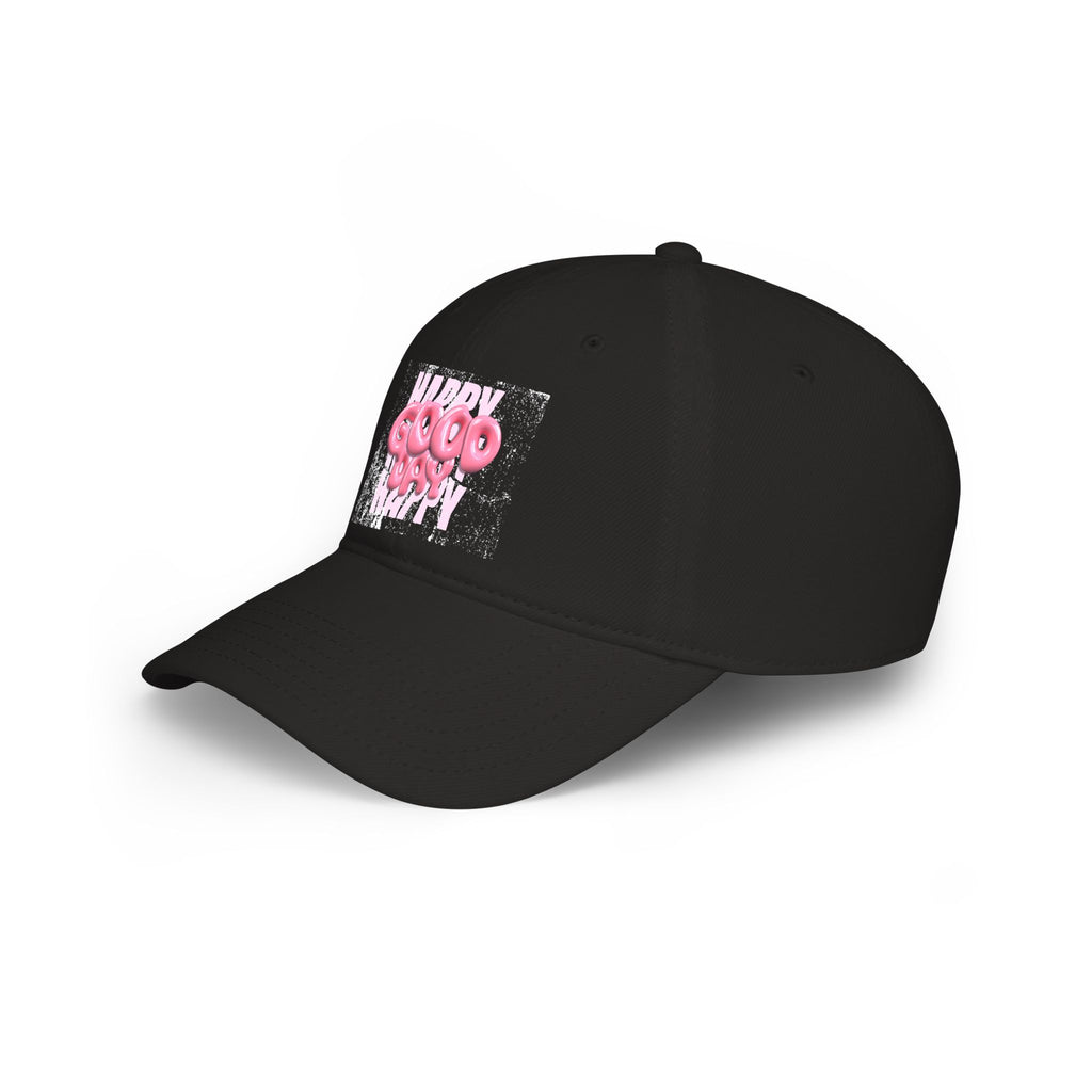Unisex Happy Good Day Pink Bubble Graphic Baseball Cap