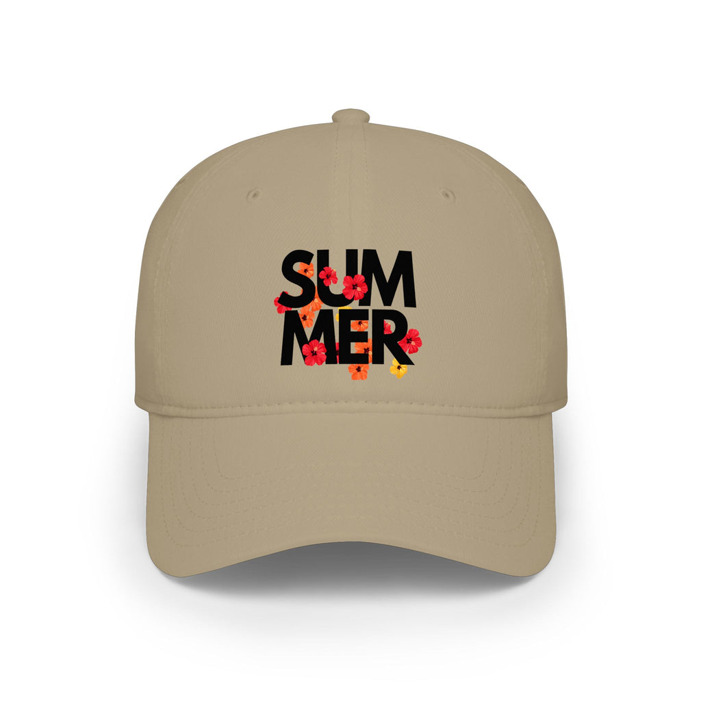 Unisex Summer Floral Low Profile Baseball Cap