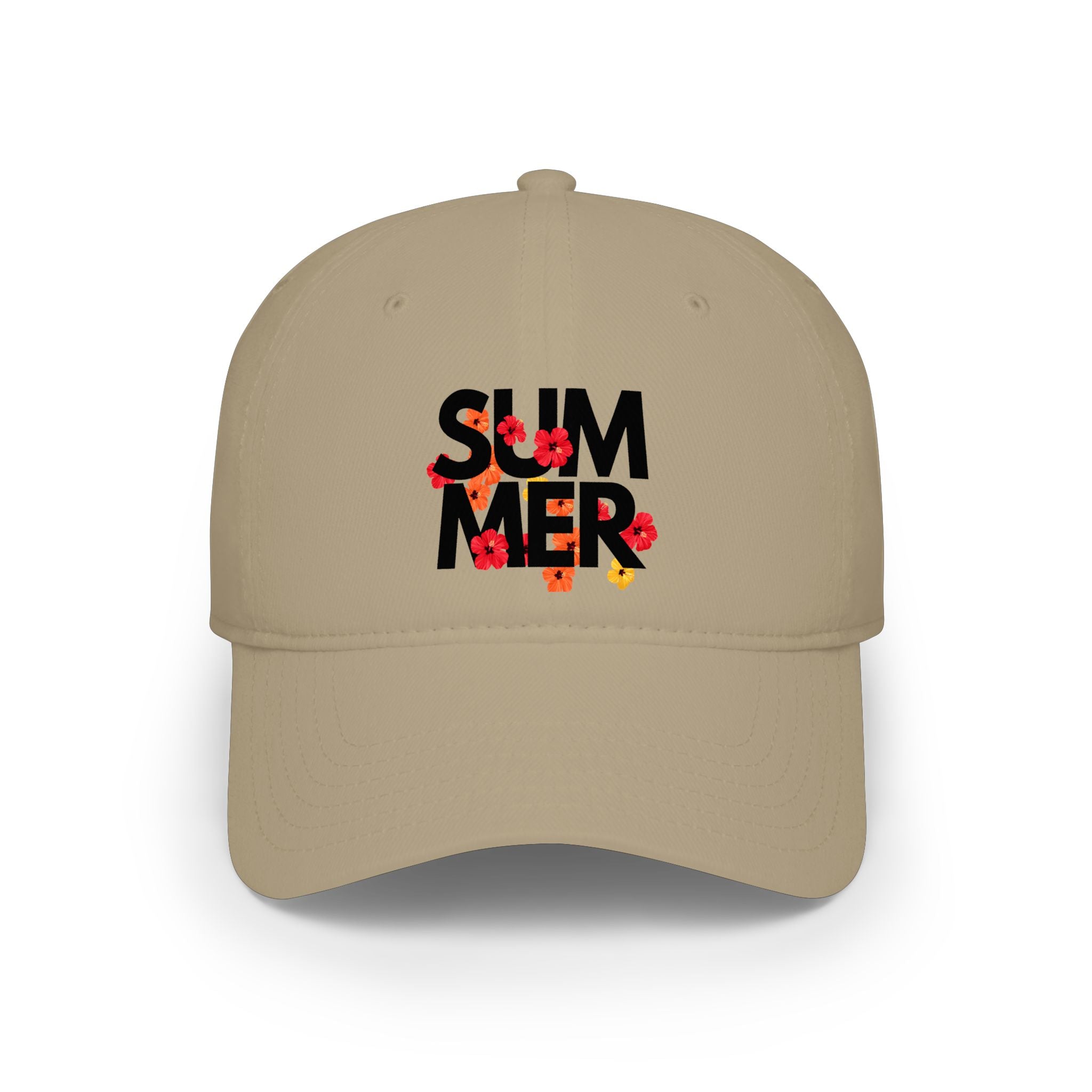 Unisex Summer Floral Low Profile Baseball Cap