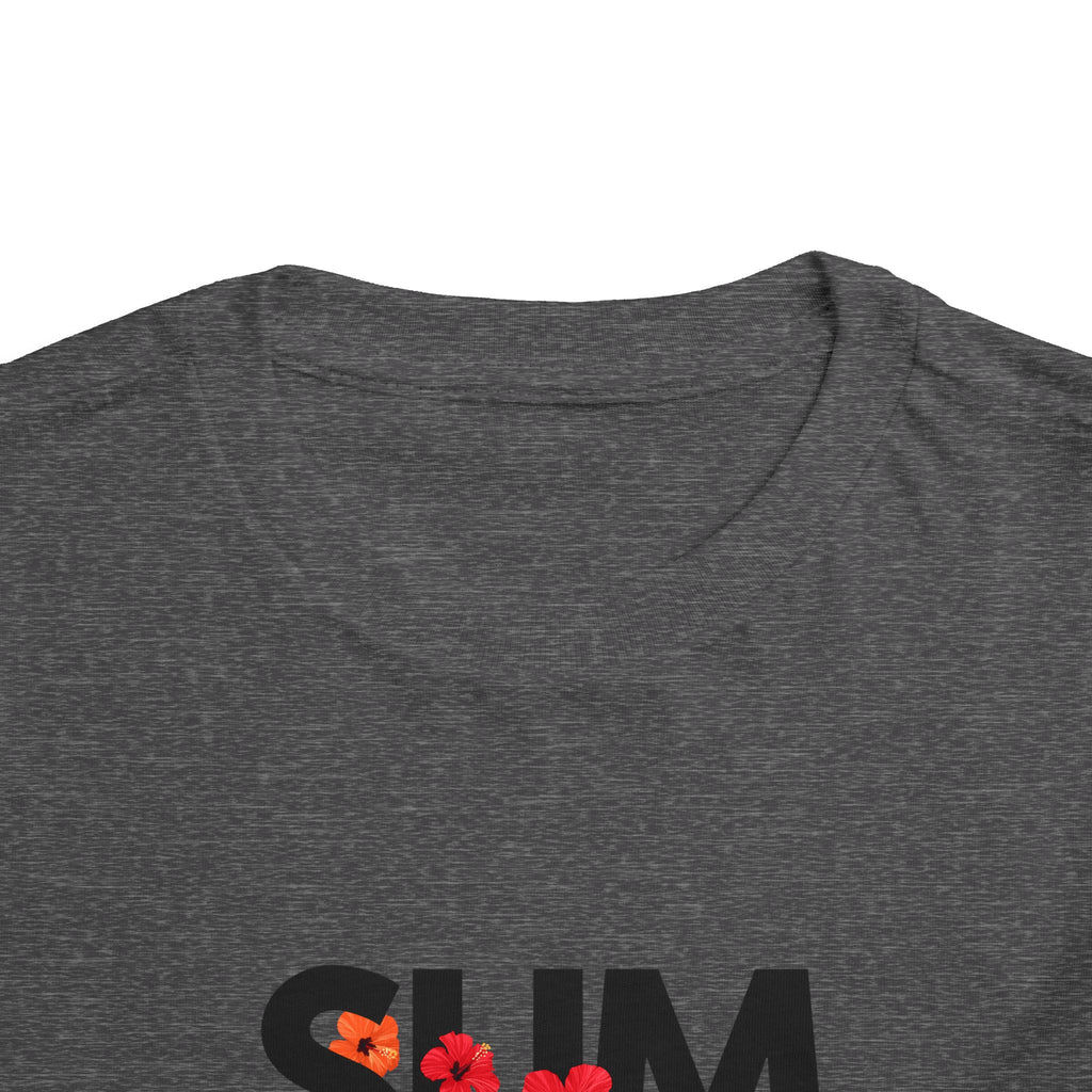 Toddler Tee - "SUMMER" Floral Letters Kids T‑Shirt