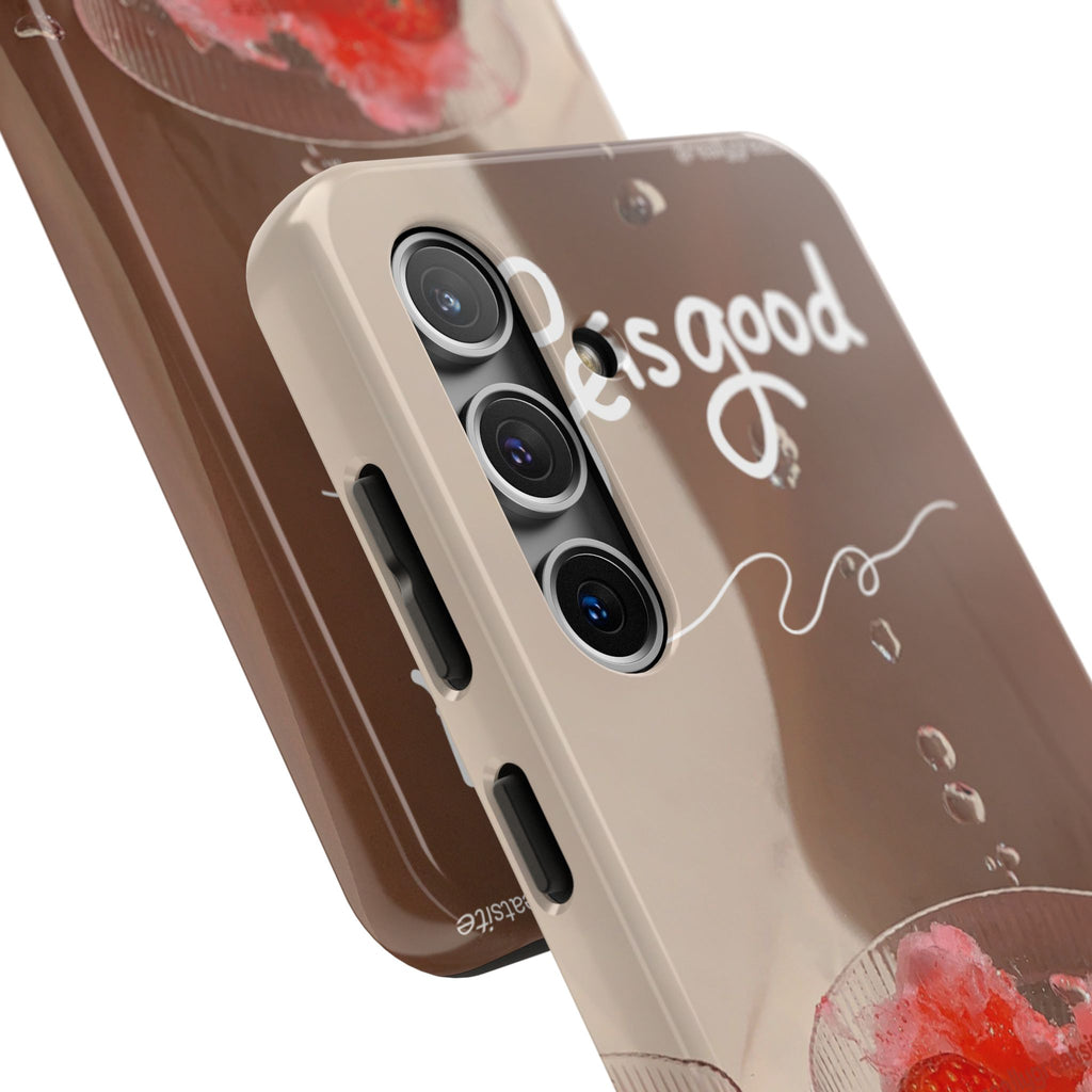 Good Vibes Phone Case — Retro Dessert Aesthetic Tough Phone Case