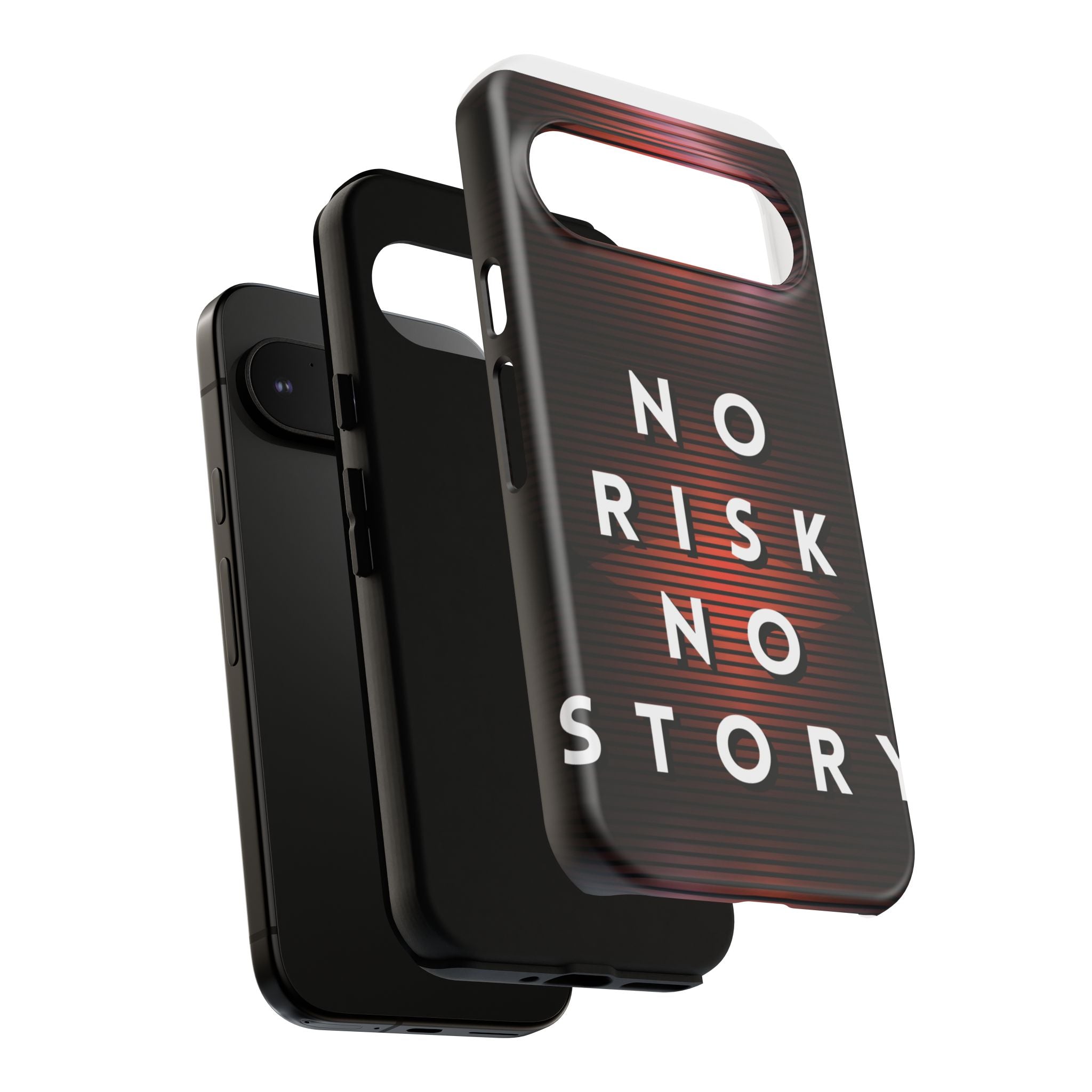 Phone Case — "No Risk No Story" Motivational Protective Case