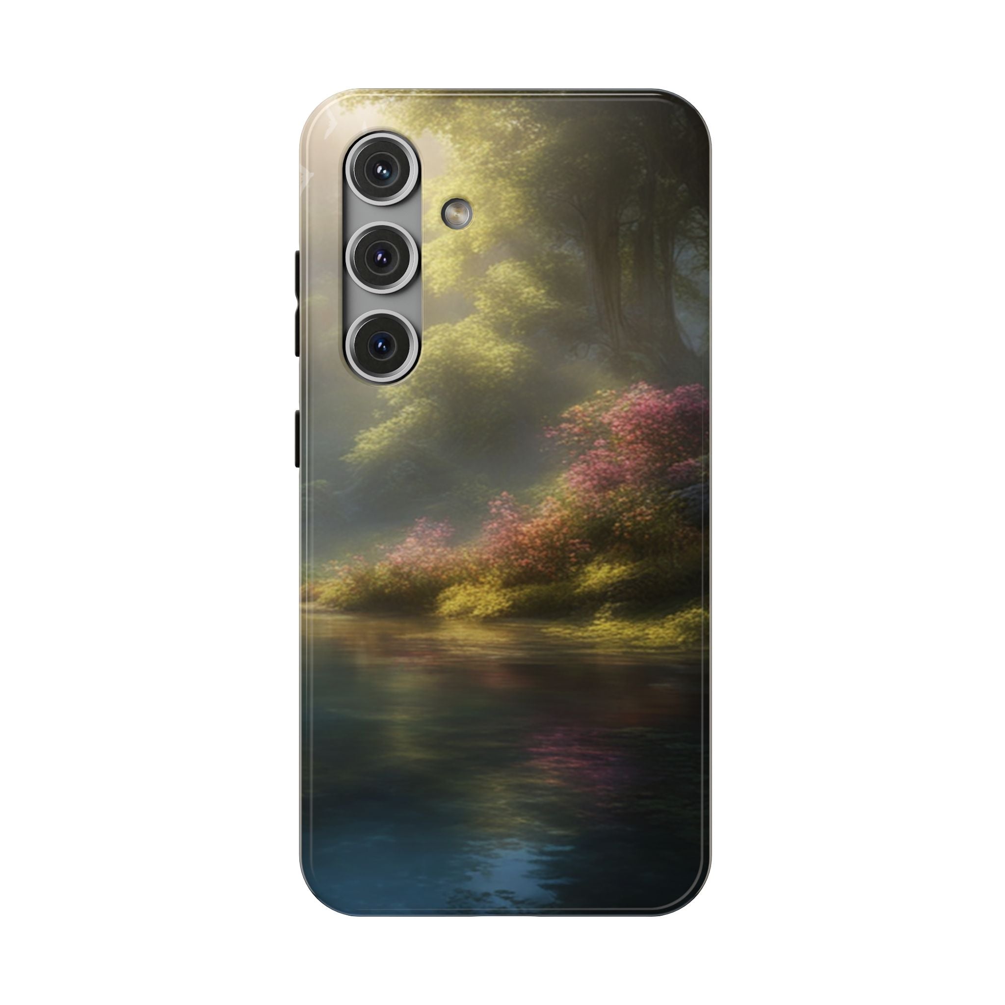 Phone Case — Serene Lakeside Landscape Impact-Resistant Case