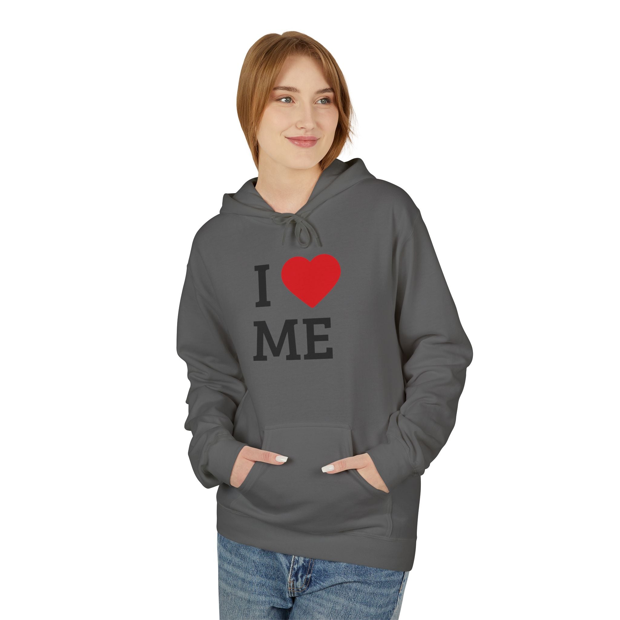 Unisex I  ME Hoodie — Self-Love Graphic Pullover