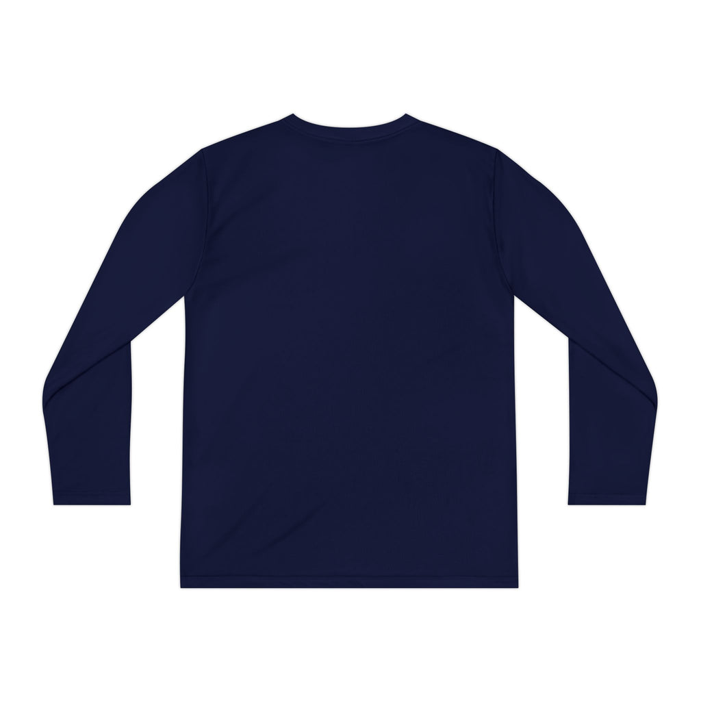 Youth Long Sleeve Tee — "Slow & Easy" Blue Turtle Surf Club Graphic
