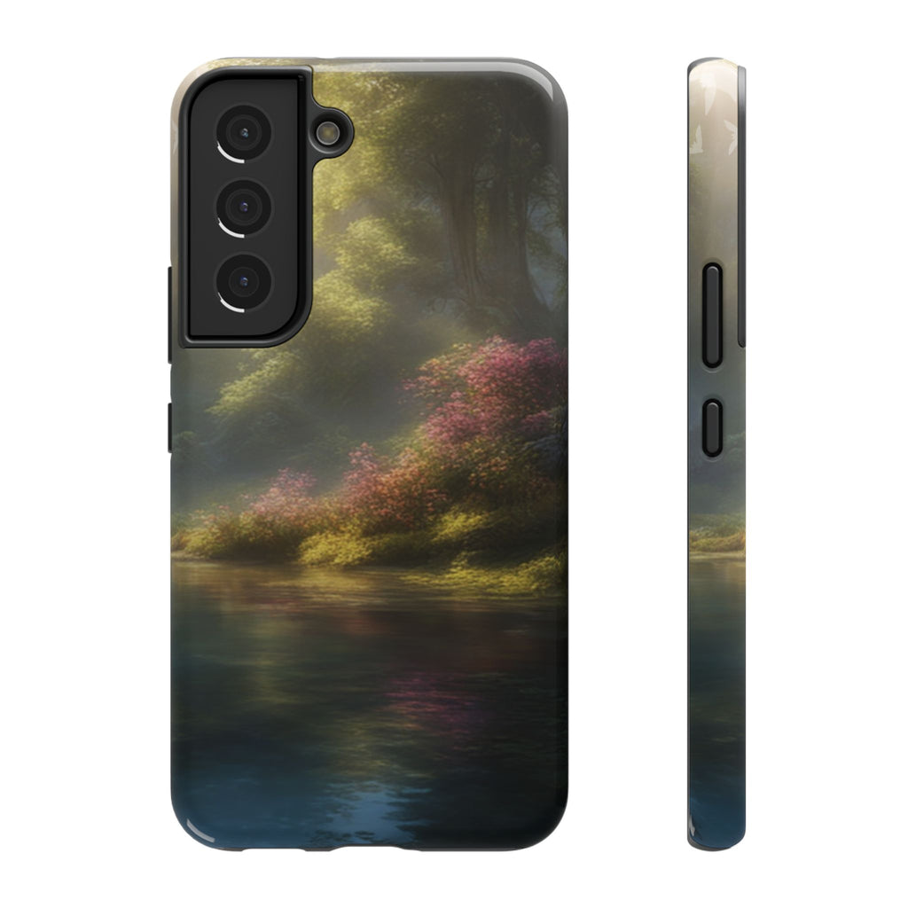 Phone Case — Serene Lakeside Landscape Impact-Resistant Case