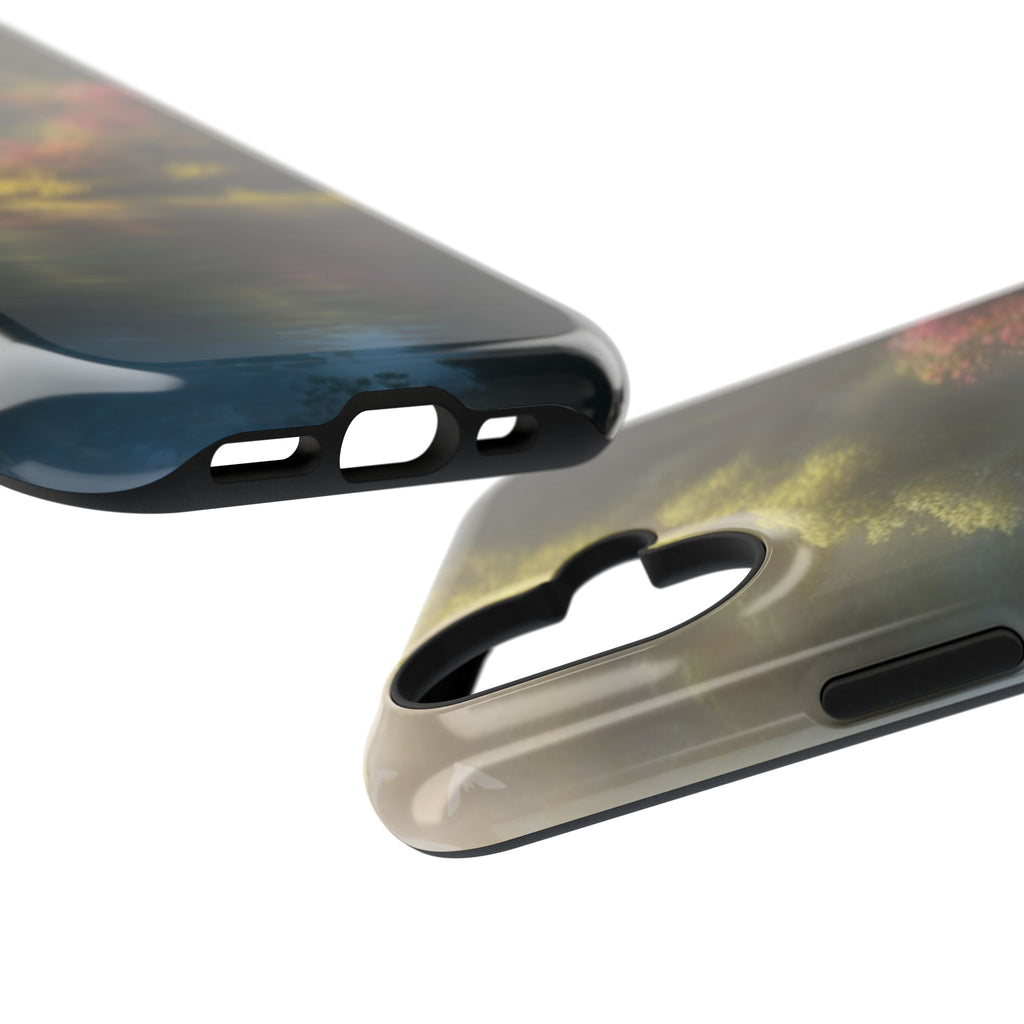 Phone Case — Serene Lakeside Landscape Impact-Resistant Case