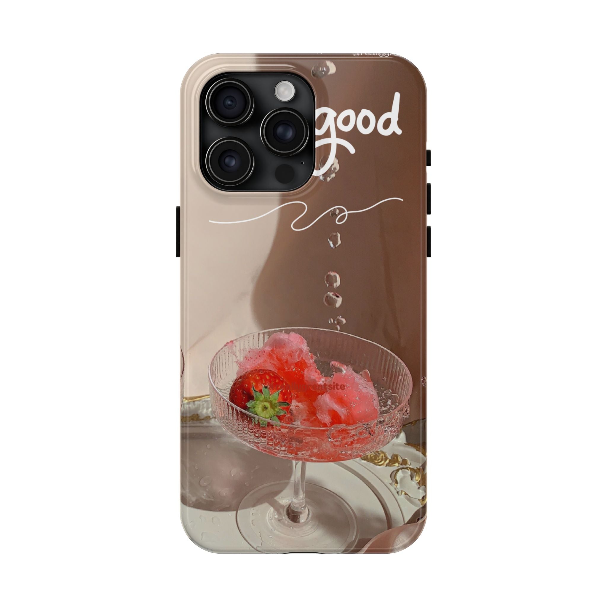 Good Vibes Phone Case — Retro Dessert Aesthetic Tough Phone Case