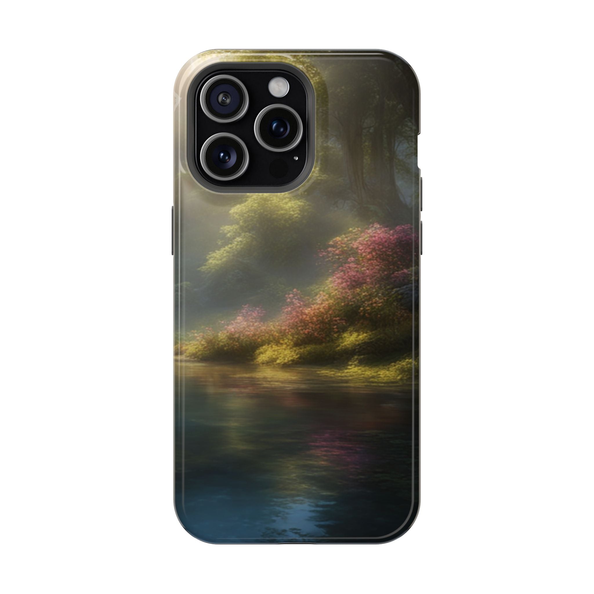 Phone Case — Serene Lakeside Landscape Impact-Resistant Case