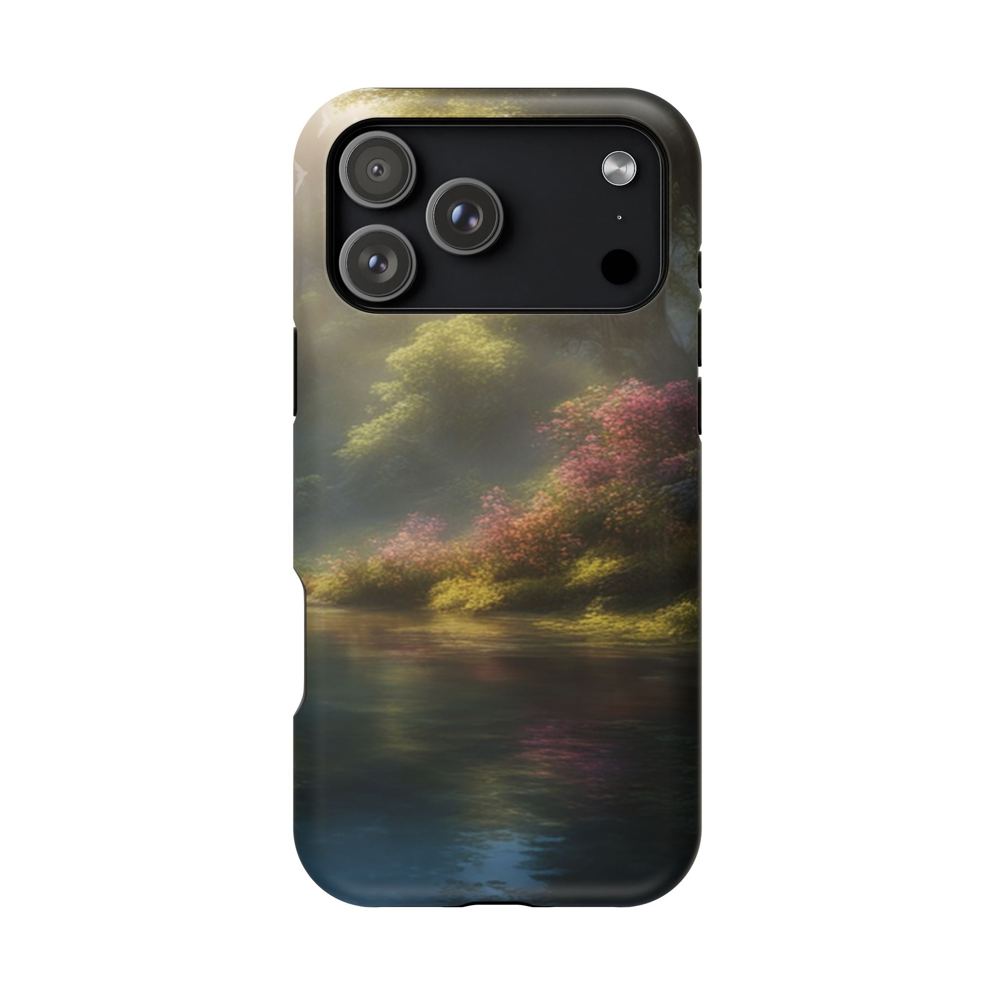 Phone Case — Serene Lakeside Landscape Impact-Resistant Case