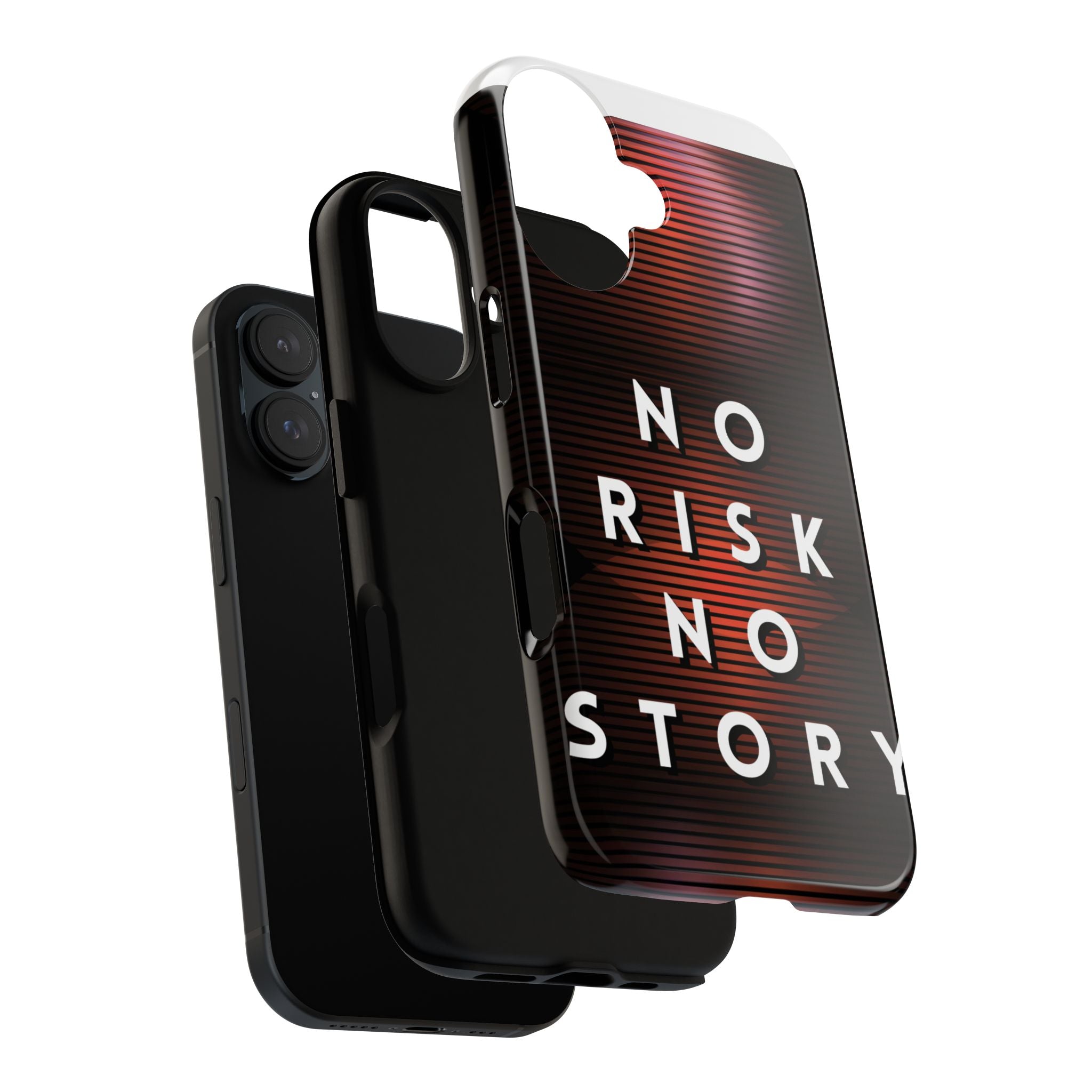 Phone Case — "No Risk No Story" Motivational Protective Case