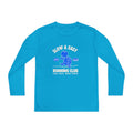 Youth Long Sleeve Tee — "Slow & Easy" Blue Turtle Surf Club Graphic