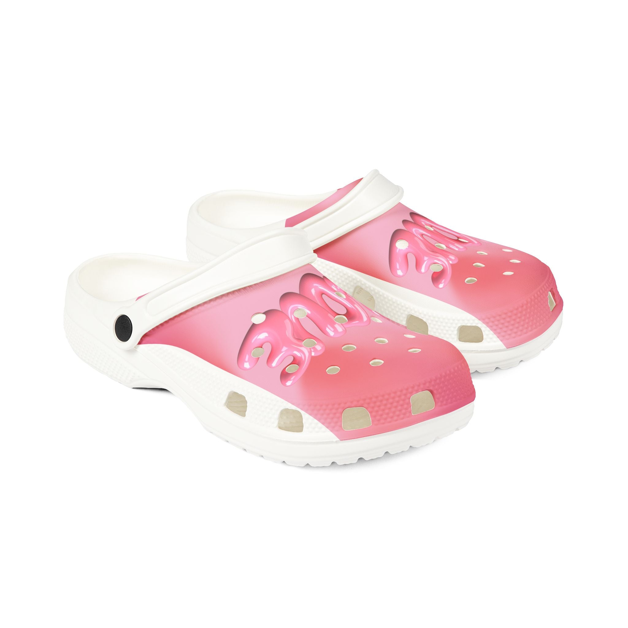 Pink 'LOVE' EVA Foam Clogs - Comfortable Casual Slip-On Shoes
