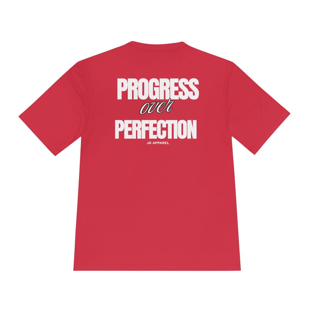 Progress Over Perfection Moisture-Wicking Tee