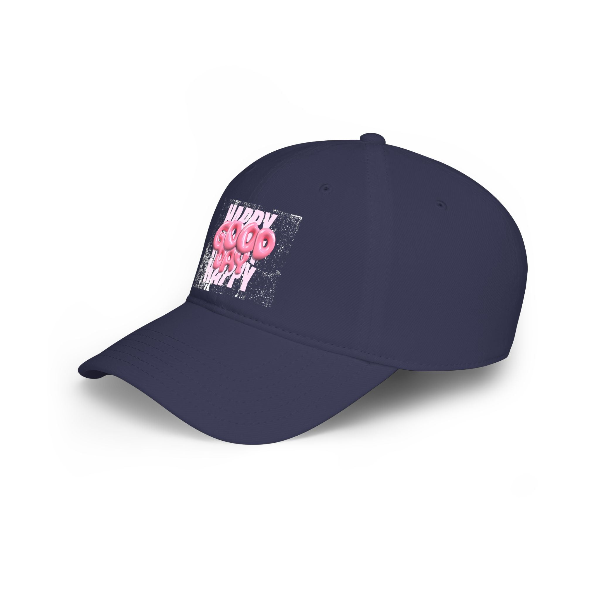 Unisex Happy Good Day Pink Bubble Graphic Baseball Cap