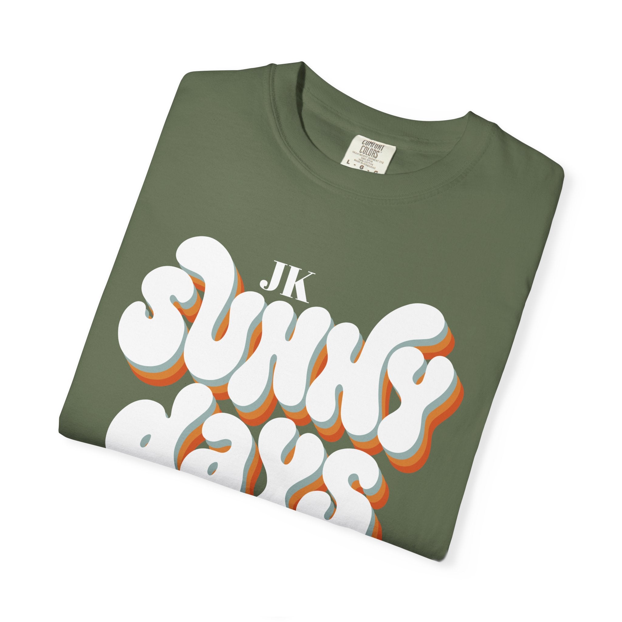 Unisex Sunny Days Ahead T-Shirt | Retro Bubble Letter Design