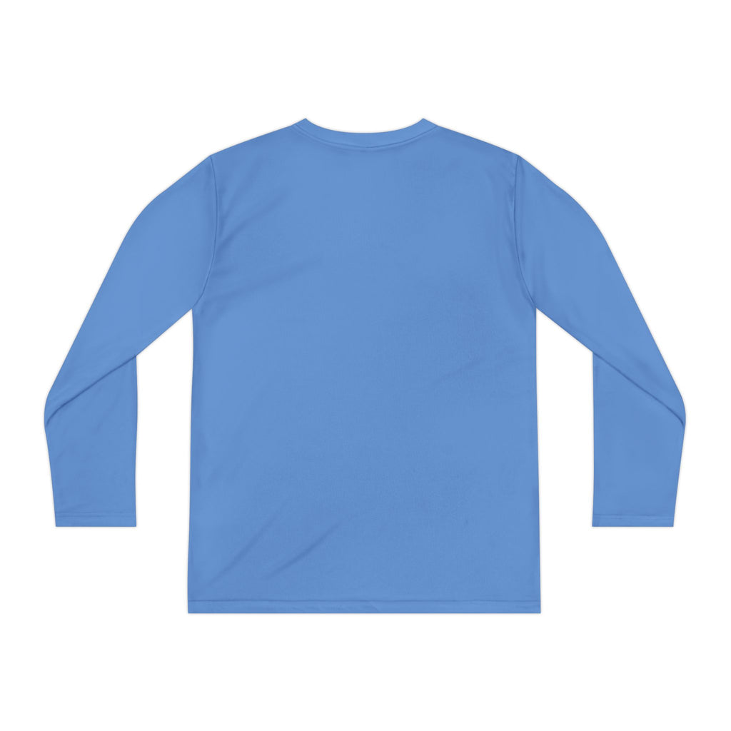 Youth Long Sleeve Tee — "Slow & Easy" Blue Turtle Surf Club Graphic