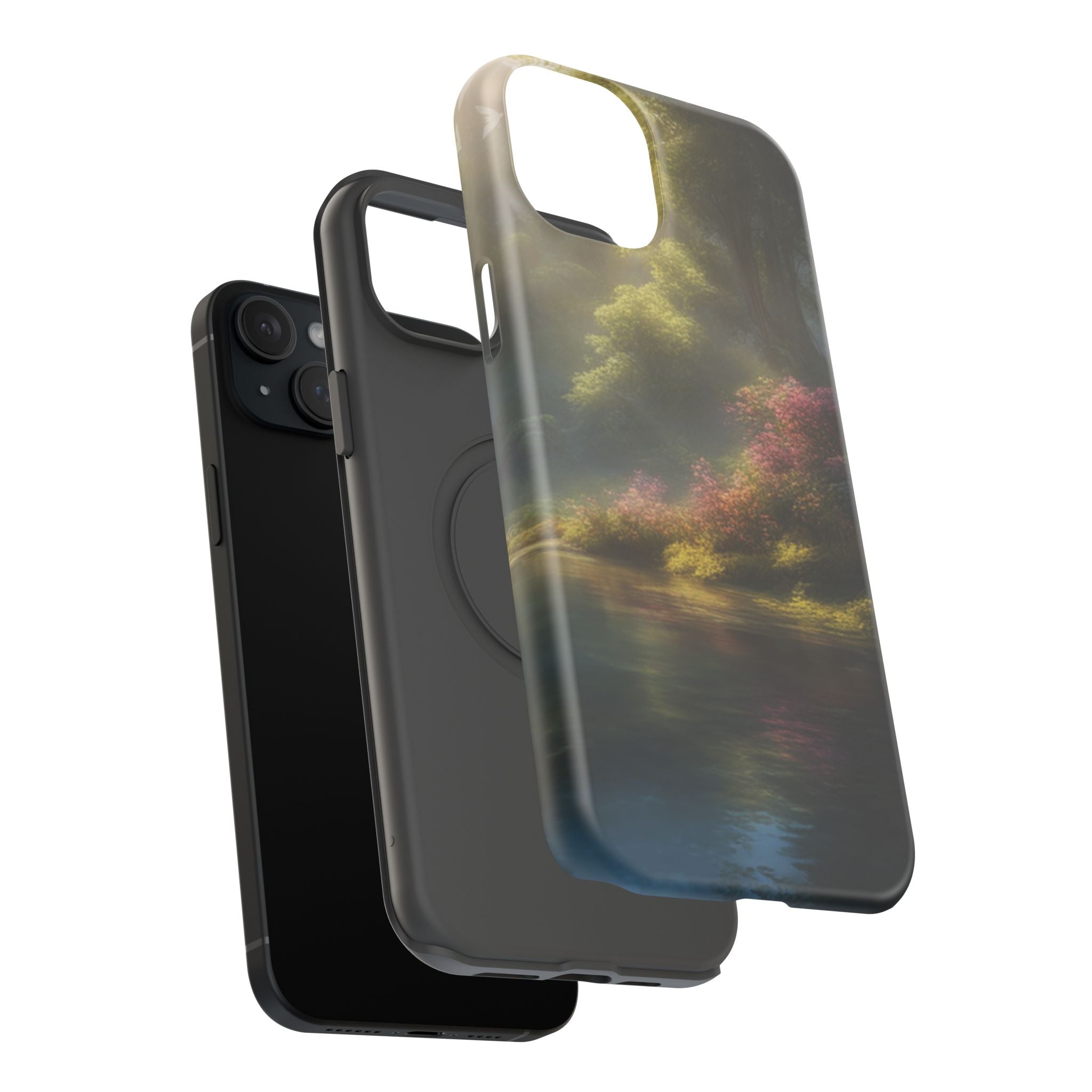 Phone Case — Serene Lakeside Landscape Impact-Resistant Case