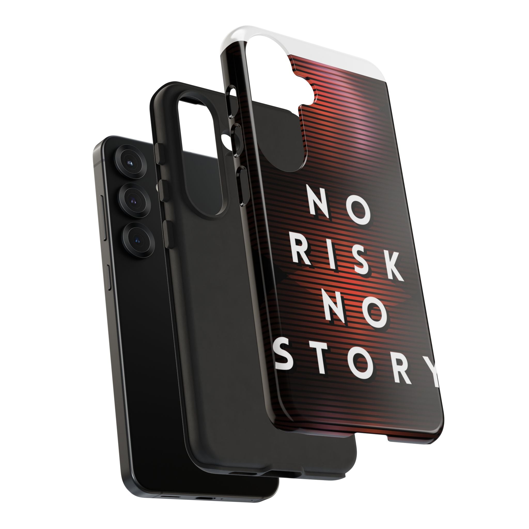 Phone Case — "No Risk No Story" Motivational Protective Case