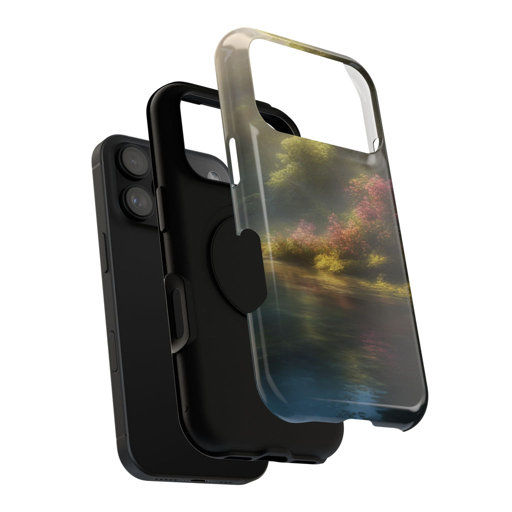 Phone Case — Serene Lakeside Landscape Impact-Resistant Case