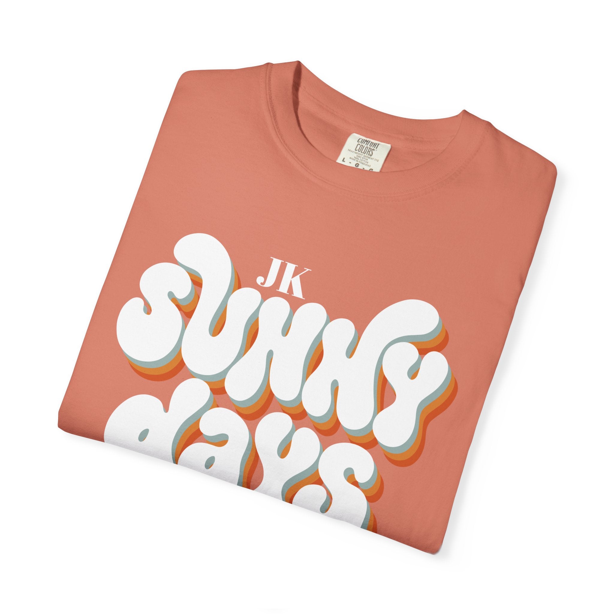Unisex Sunny Days Ahead T-Shirt | Retro Bubble Letter Design