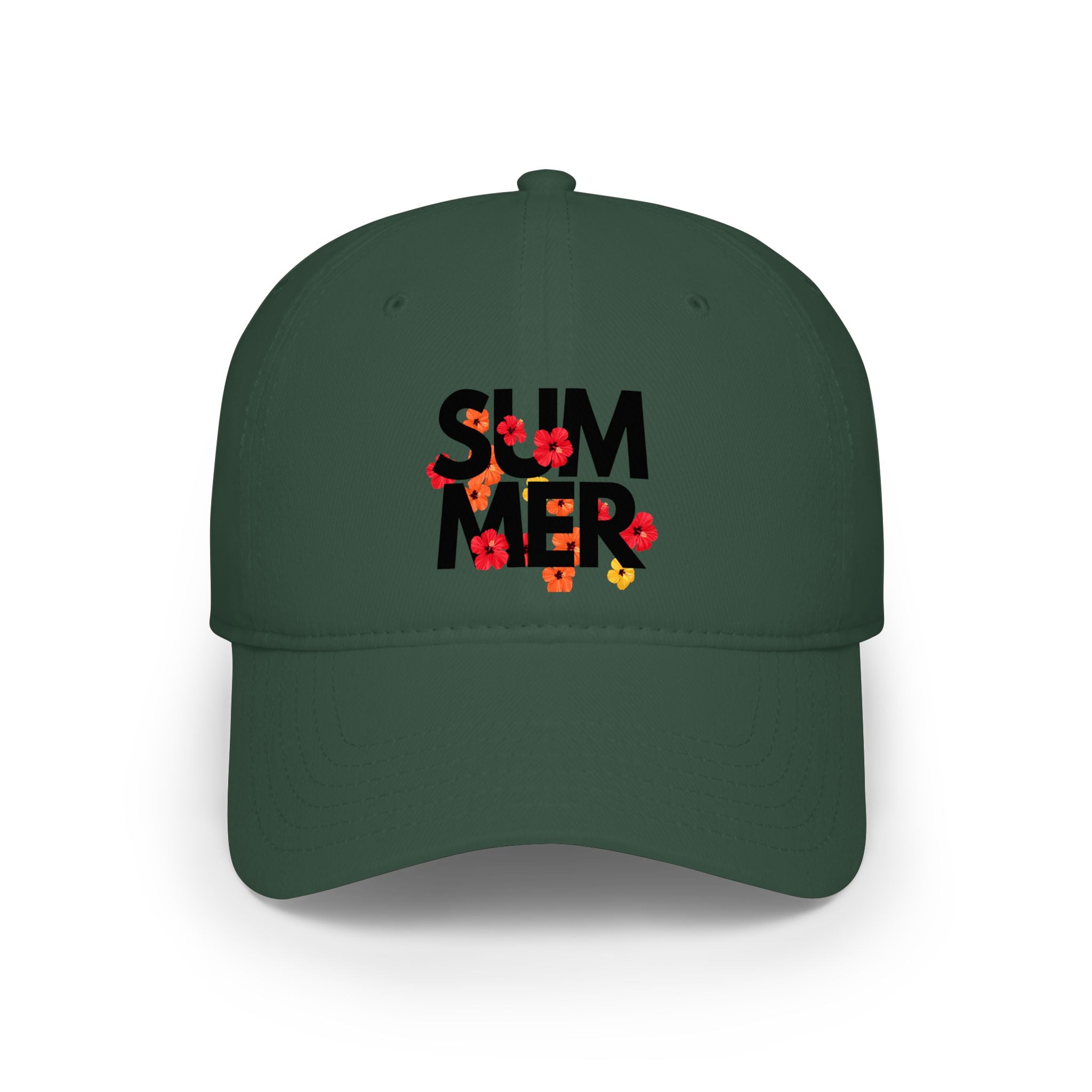 Unisex Summer Floral Low Profile Baseball Cap