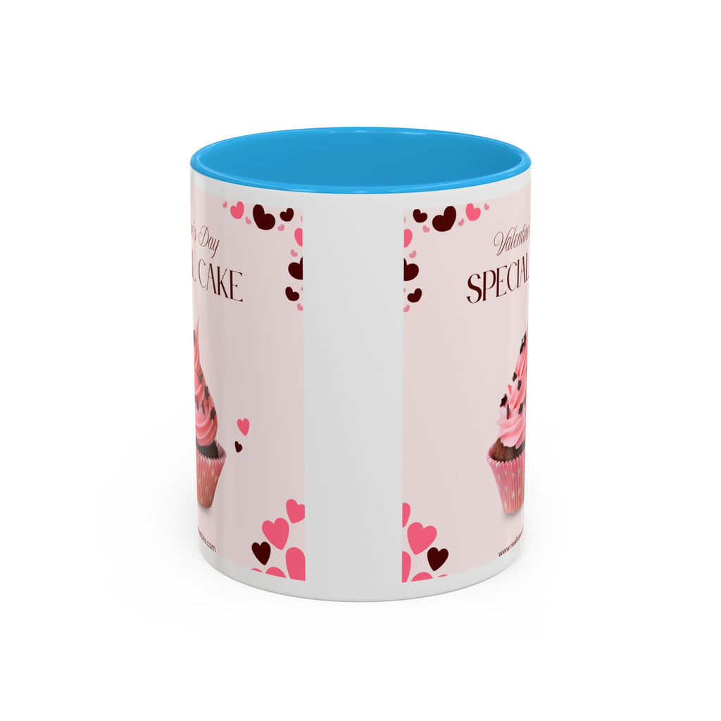 You’re My Sweetheart Cake Mug — Valentine’s Day Pink Cup with Cupcake & Hearts (11oz/15oz)