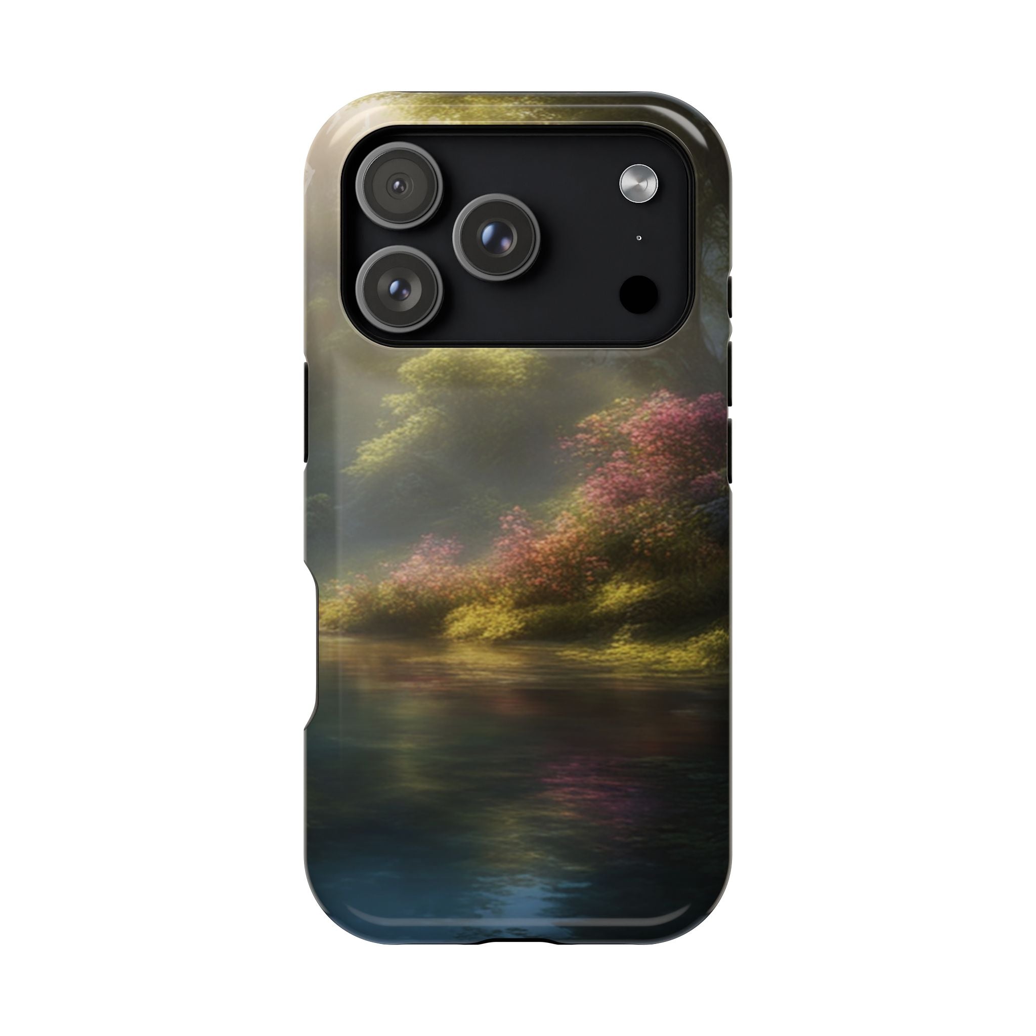 Phone Case — Serene Lakeside Landscape Impact-Resistant Case