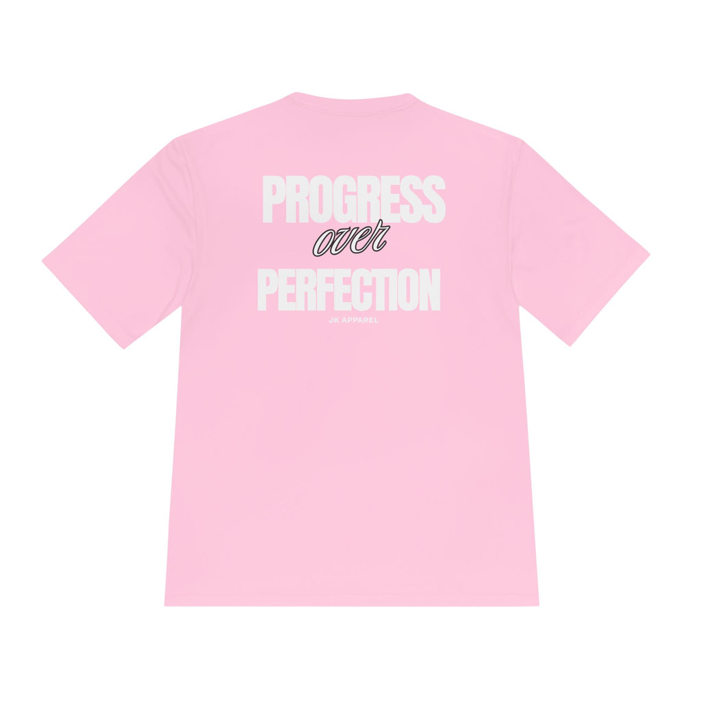 Progress Over Perfection Moisture-Wicking Tee