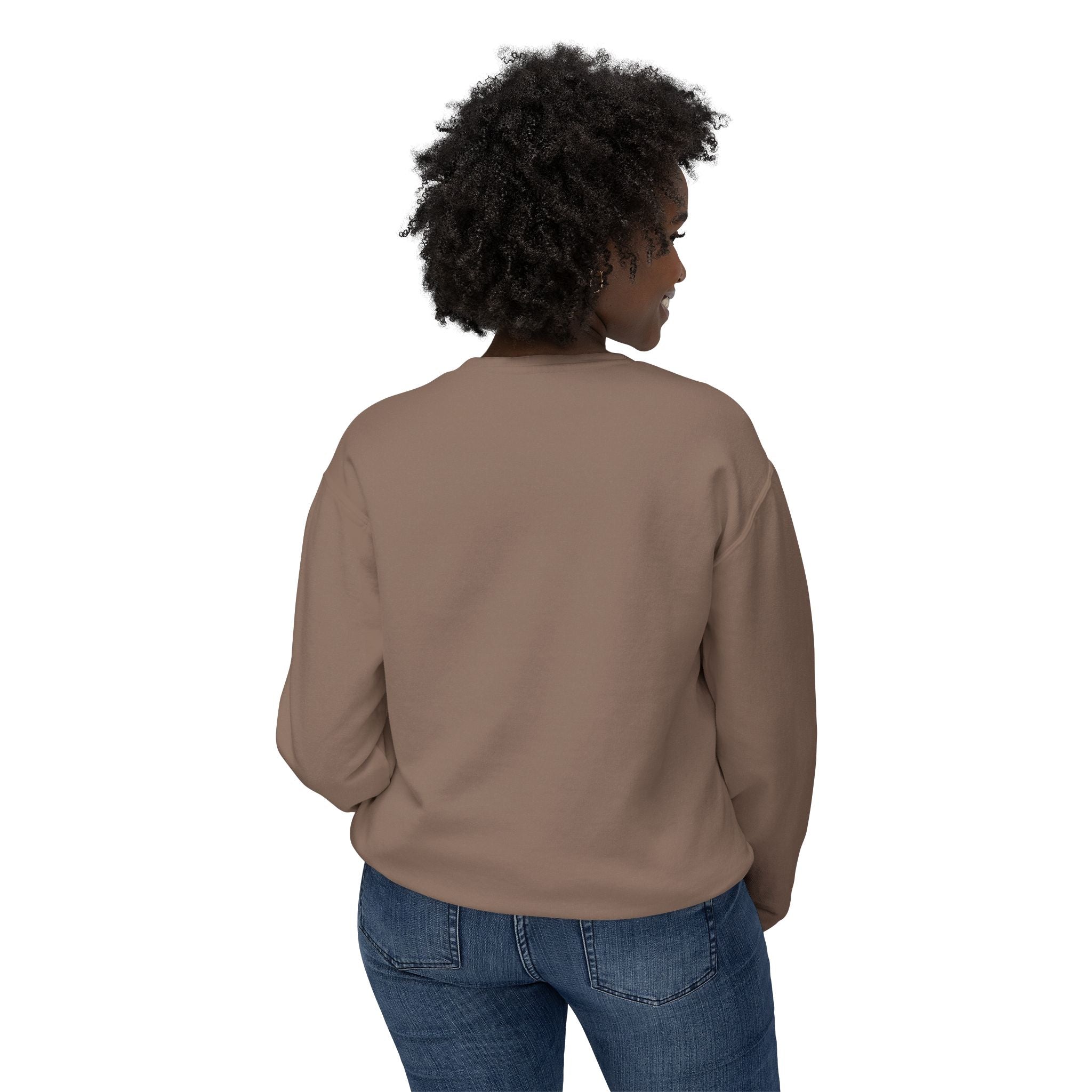Dream Big Sweatshirt — Yellow Inspirational Crewneck