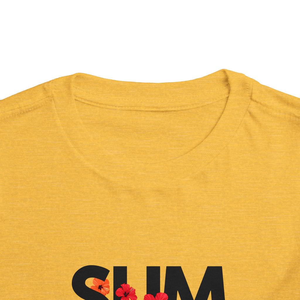 Toddler Tee - "SUMMER" Floral Letters Kids T‑Shirt