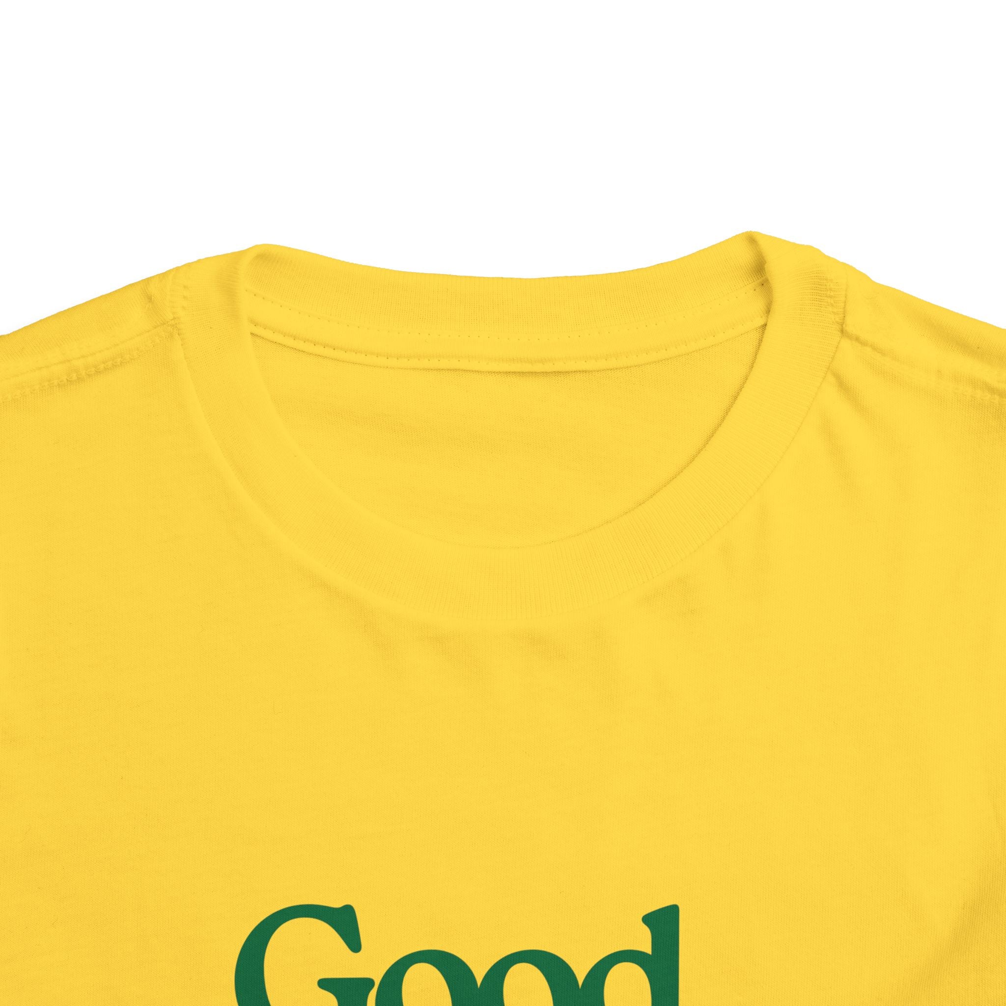 Good Vibes Toddler Tee — Cute Retro Sun Graphic Kids T‑Shirt