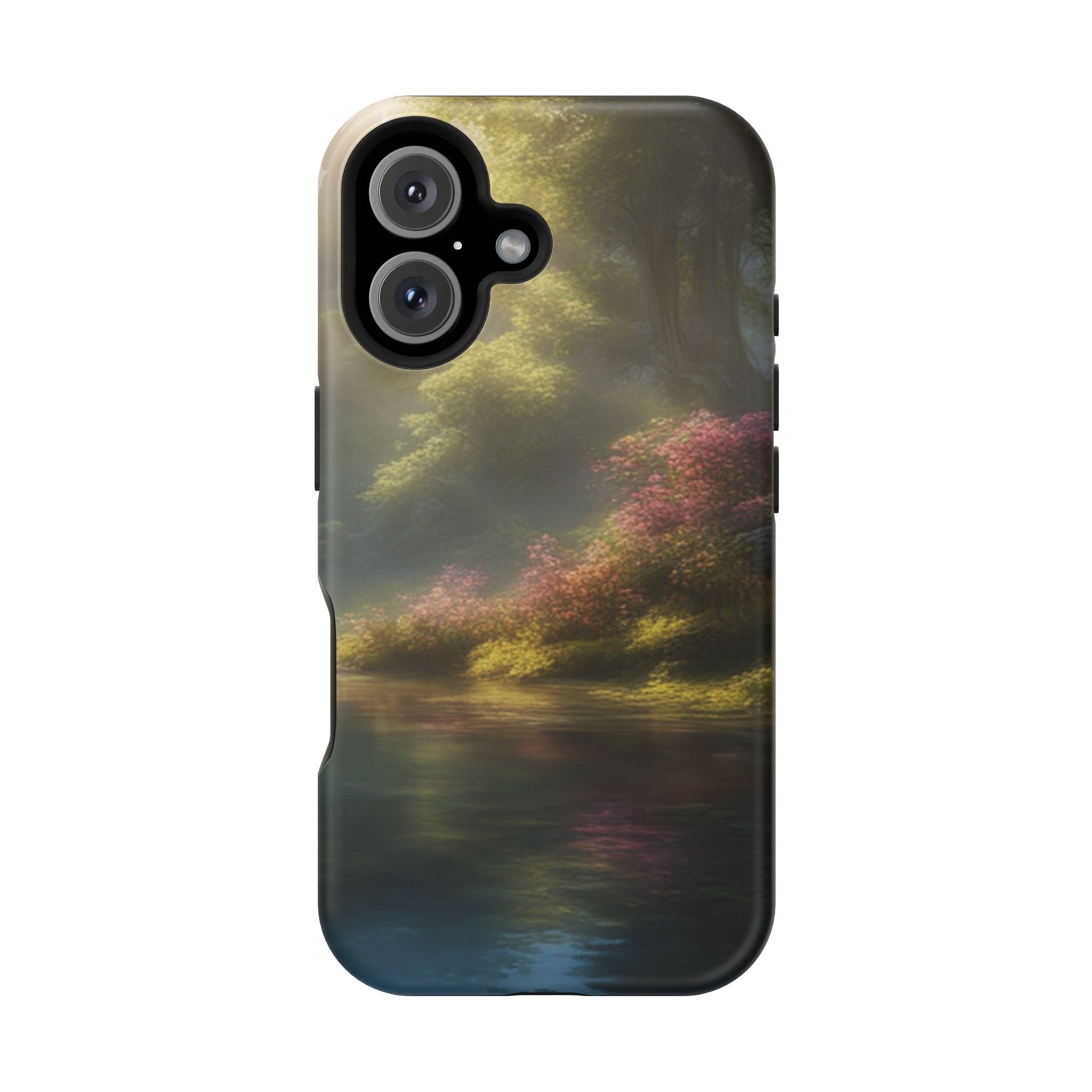 Phone Case — Serene Lakeside Landscape Impact-Resistant Case