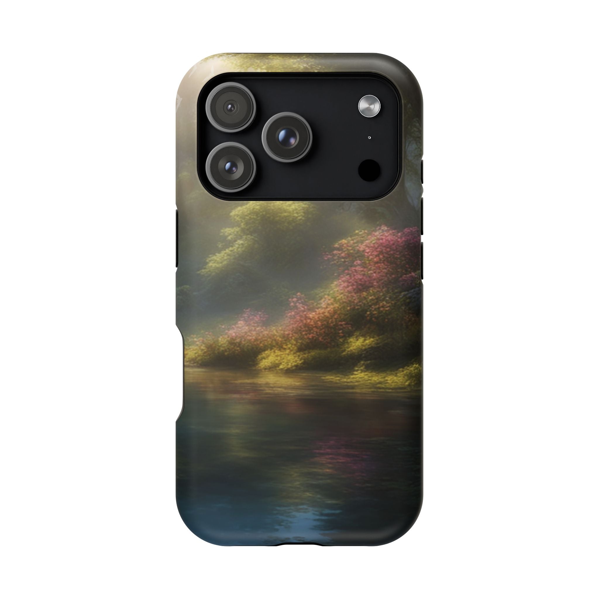 Phone Case — Serene Lakeside Landscape Impact-Resistant Case