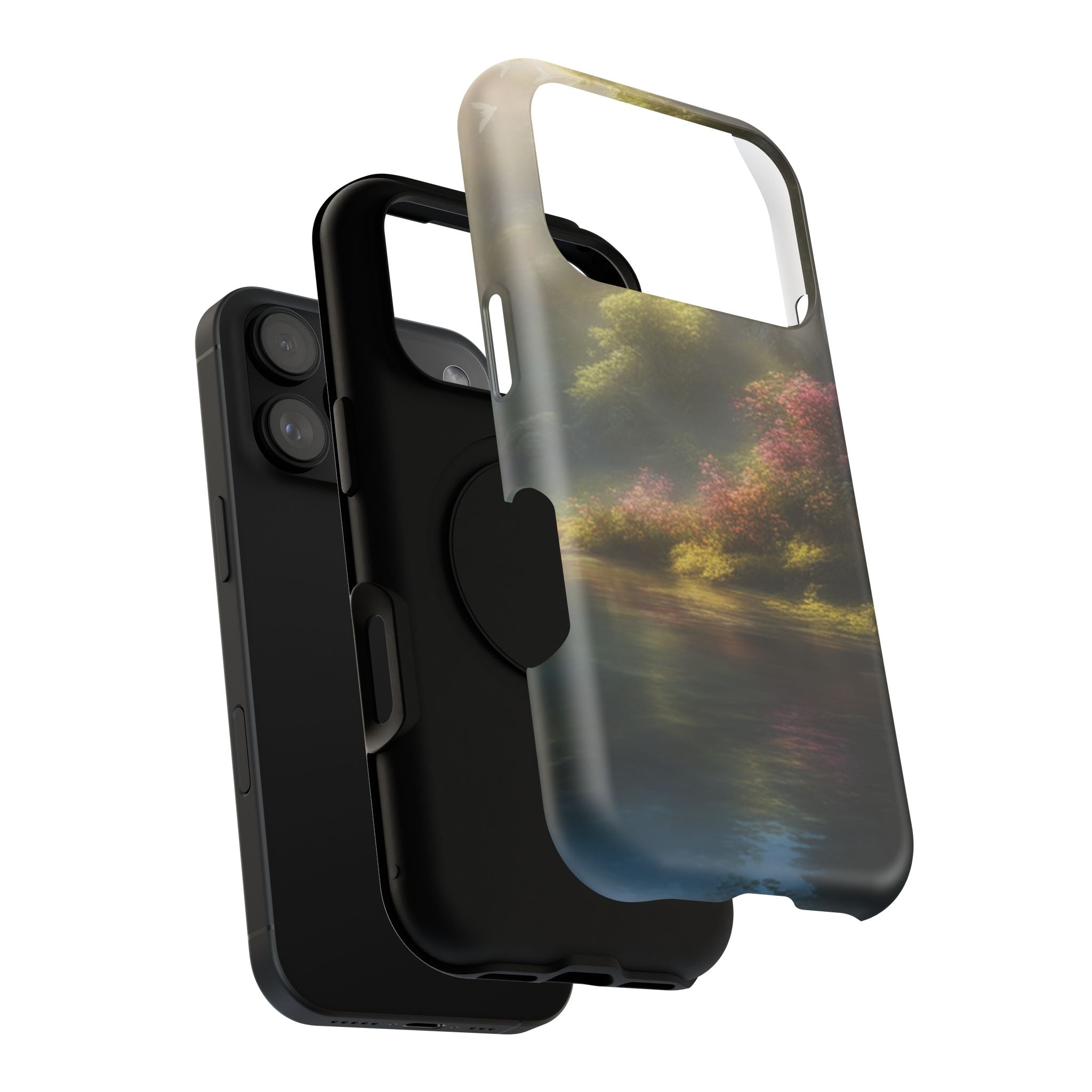 Phone Case — Serene Lakeside Landscape Impact-Resistant Case