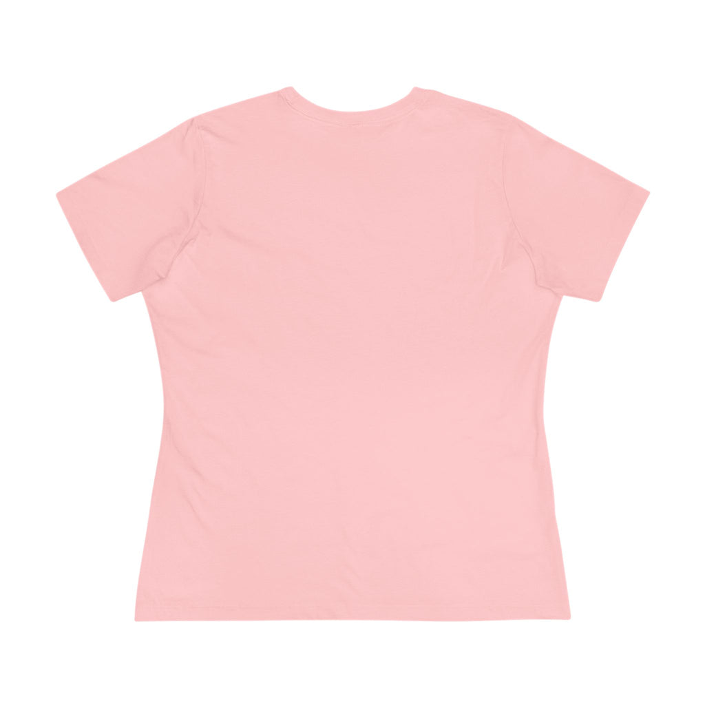 Women's Tee — Red Petal Heart 'Love' Graphic Valentine's Shirt