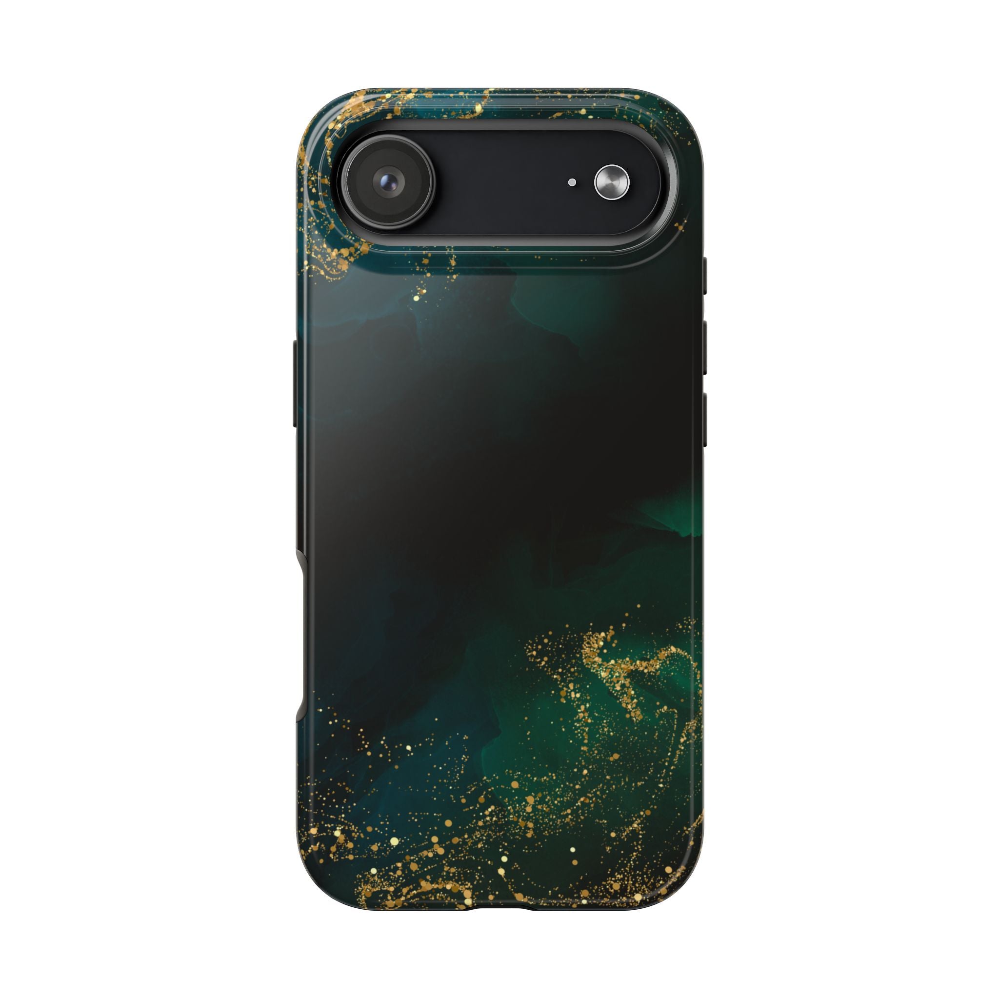 Tough Phone Case — Emerald Marble with Gold Flecks