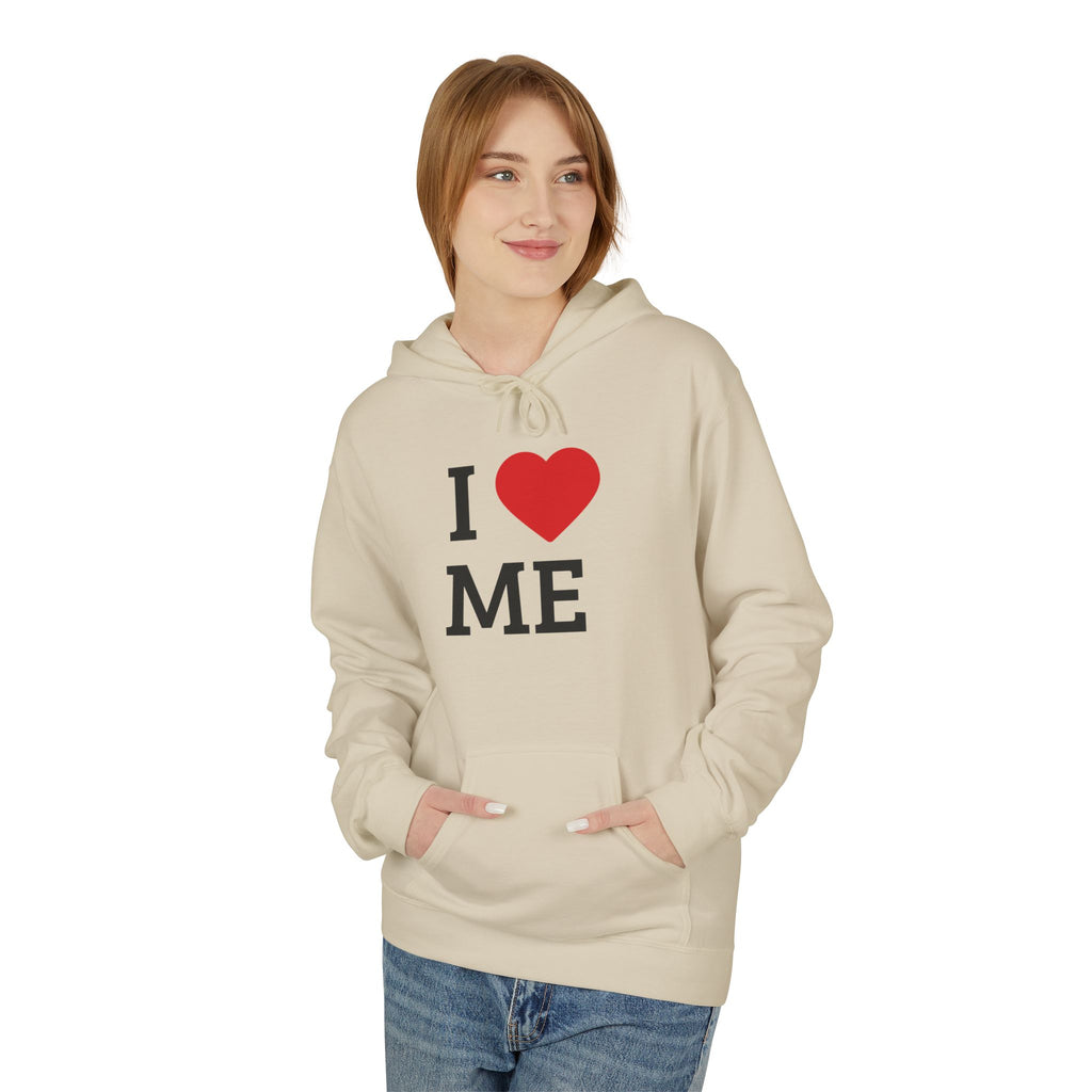 Unisex I  ME Hoodie — Self-Love Graphic Pullover