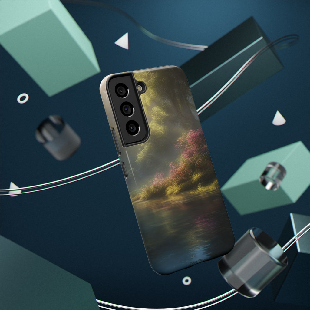 Phone Case — Serene Lakeside Landscape Impact-Resistant Case